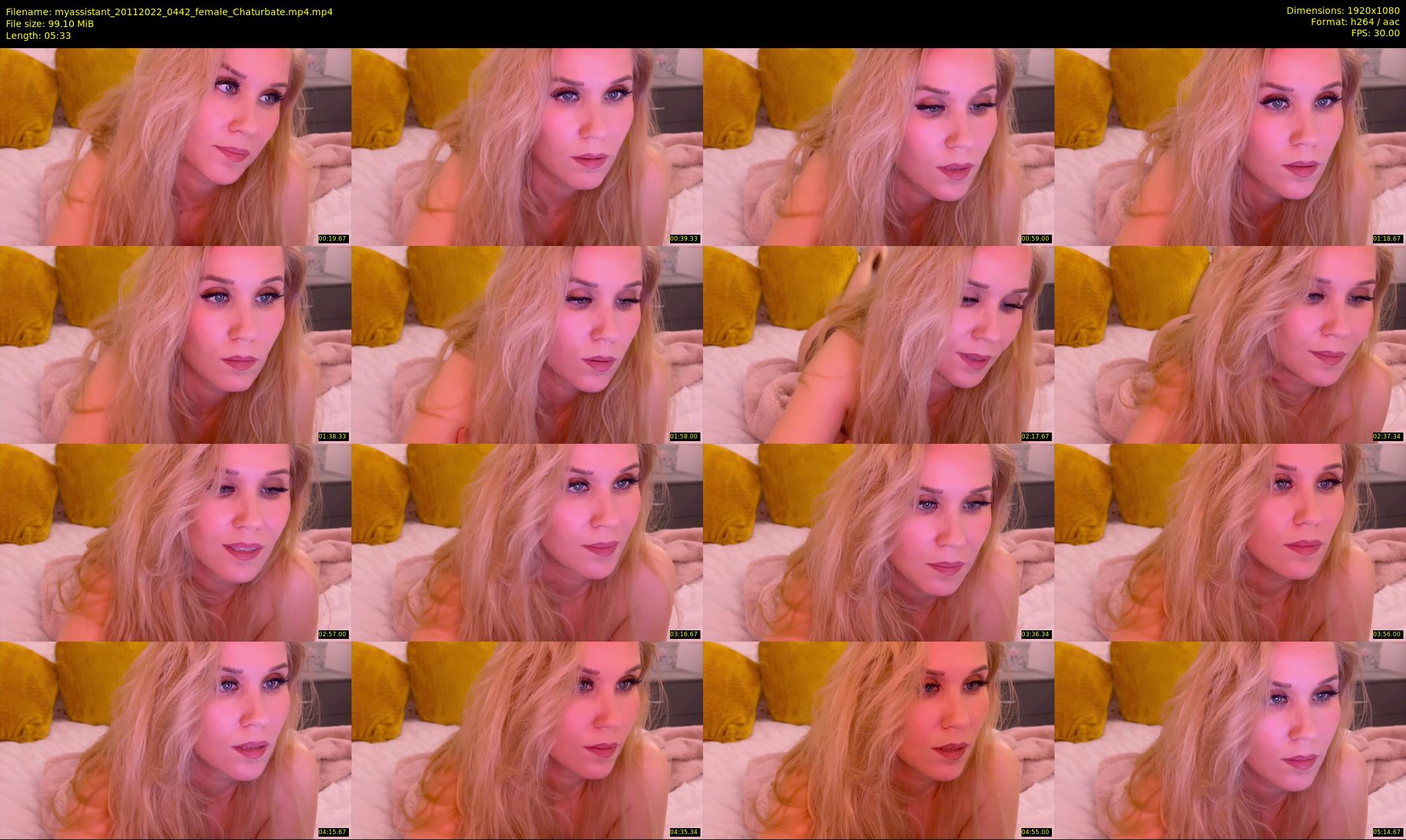 myassistant — 6 minute Chaturbate female cam show recording, 1080p, Nov 20, 2022