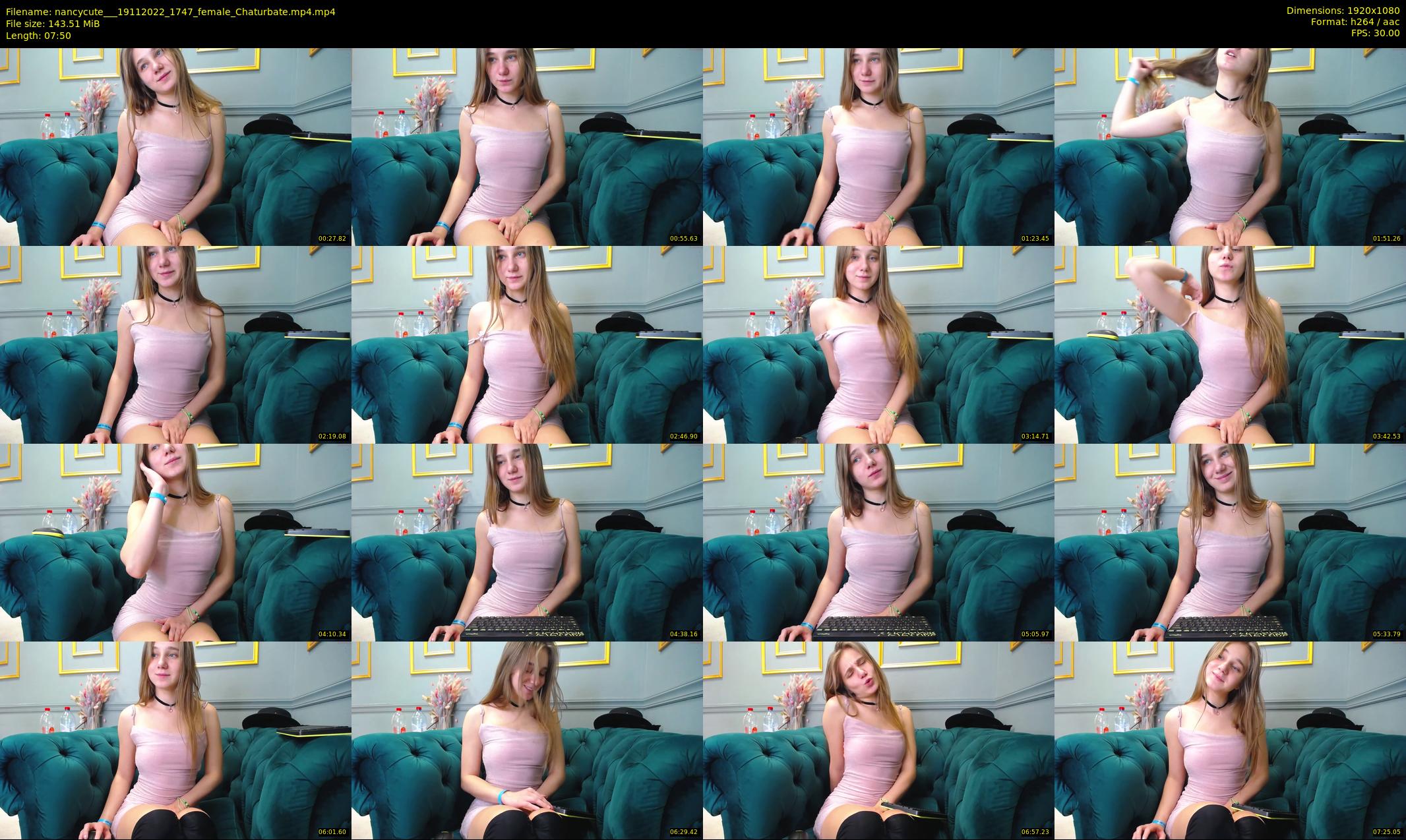 nancycute__ — 8 minute Chaturbate female cam show recording, 1080p, Nov 19, 2022