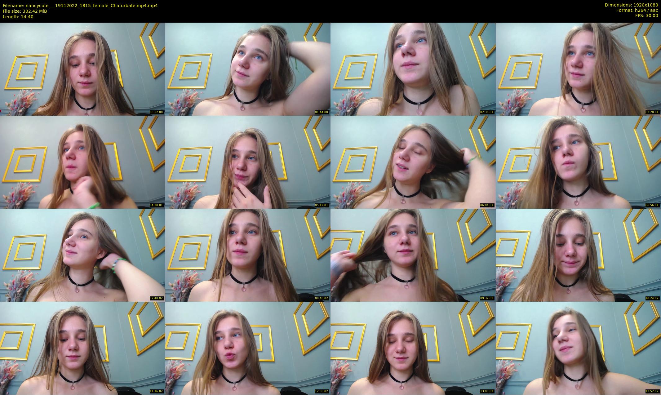 nancycute__ — 15 minute Chaturbate female cam show recording, 1080p, Nov 19, 2022