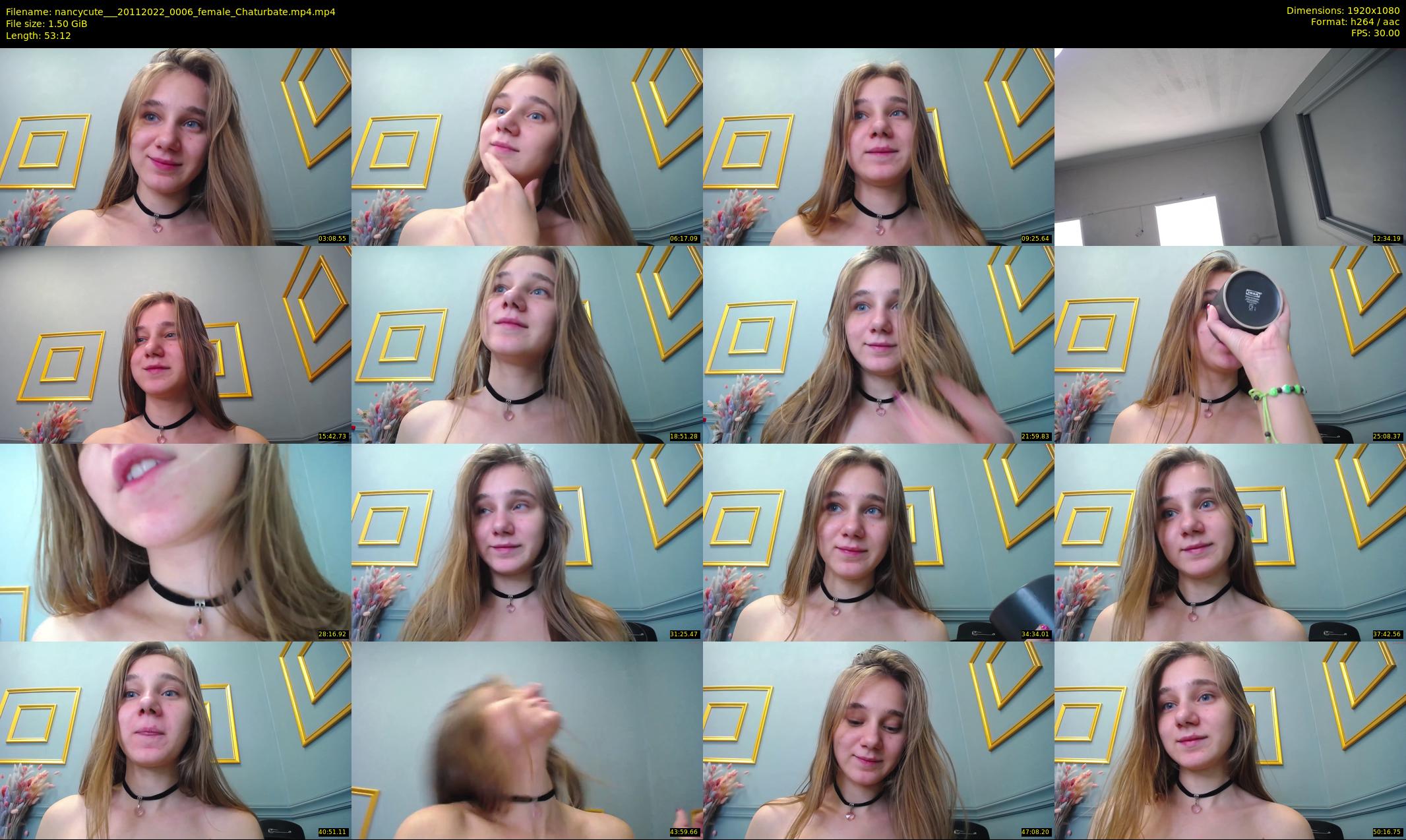 nancycute__ — 54 minute Chaturbate female cam show recording, 1080p, Nov 20, 2022
