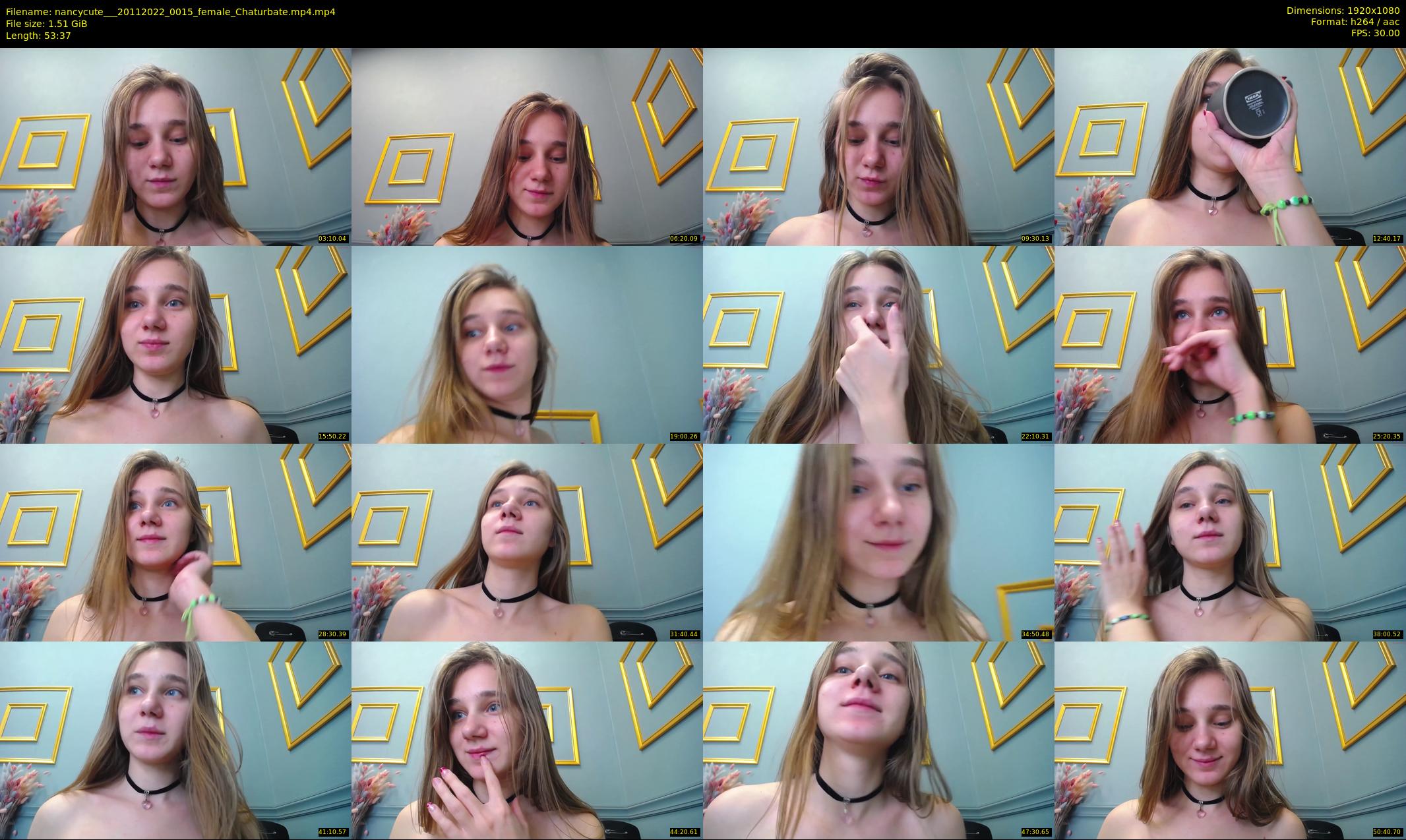 nancycute__ — 54 minute Chaturbate female cam show recording, 1080p, Nov 20, 2022