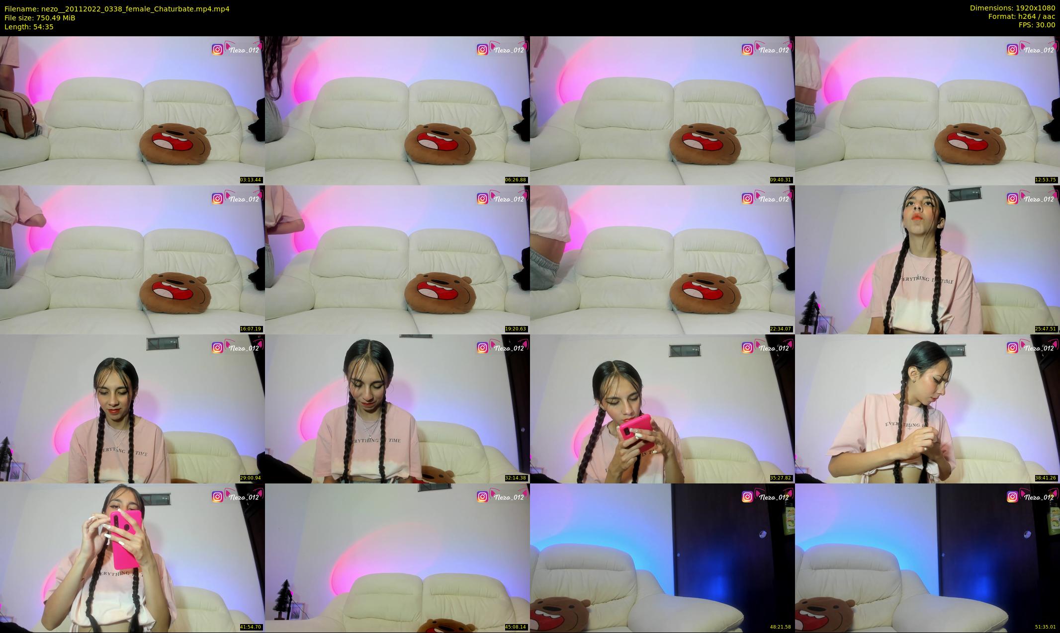 nezo_ — 55 minute Chaturbate female cam show recording, 1080p, Nov 20, 2022
