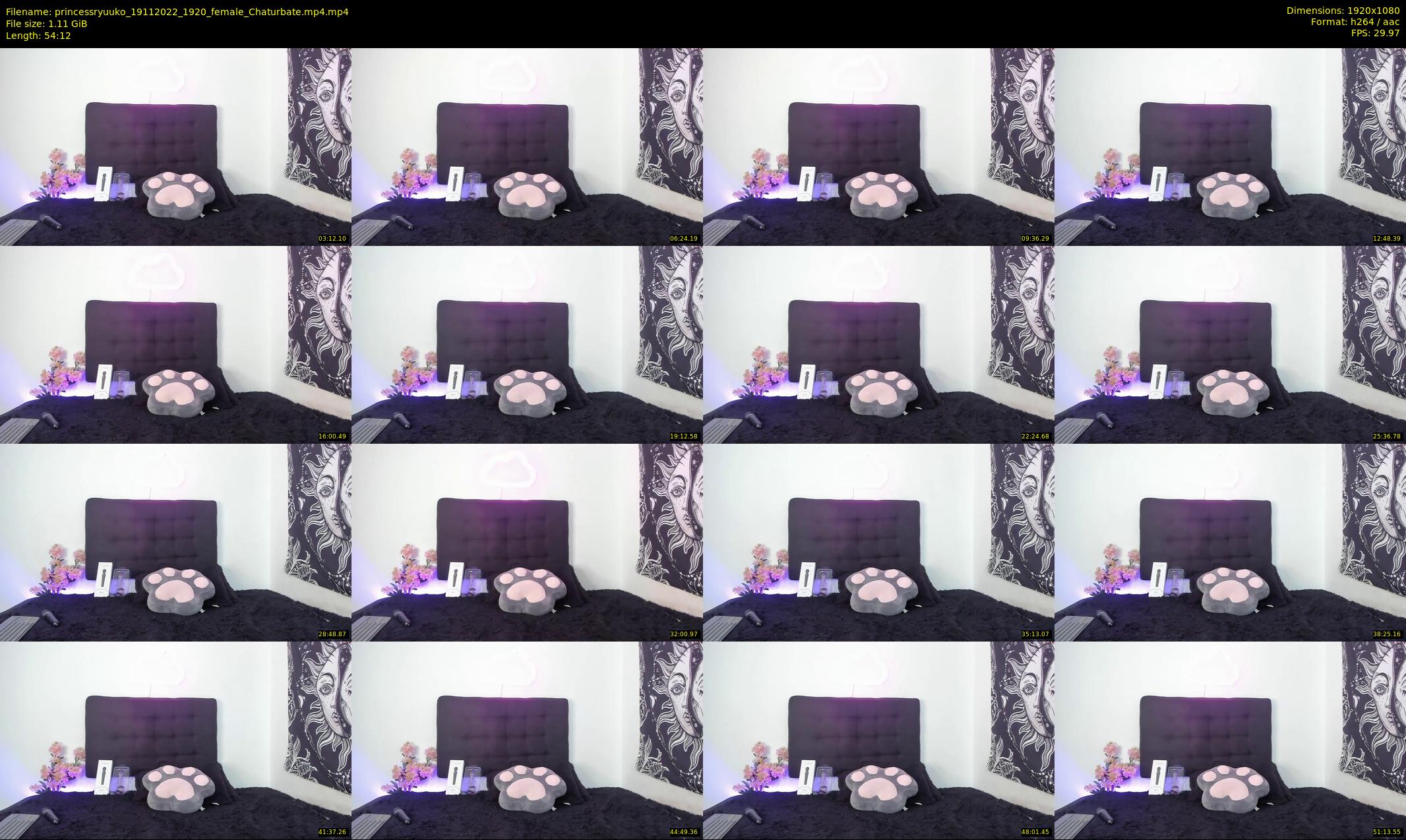 princessryuuko — 55 minute Chaturbate female cam show recording, 1080p, Nov 19, 2022