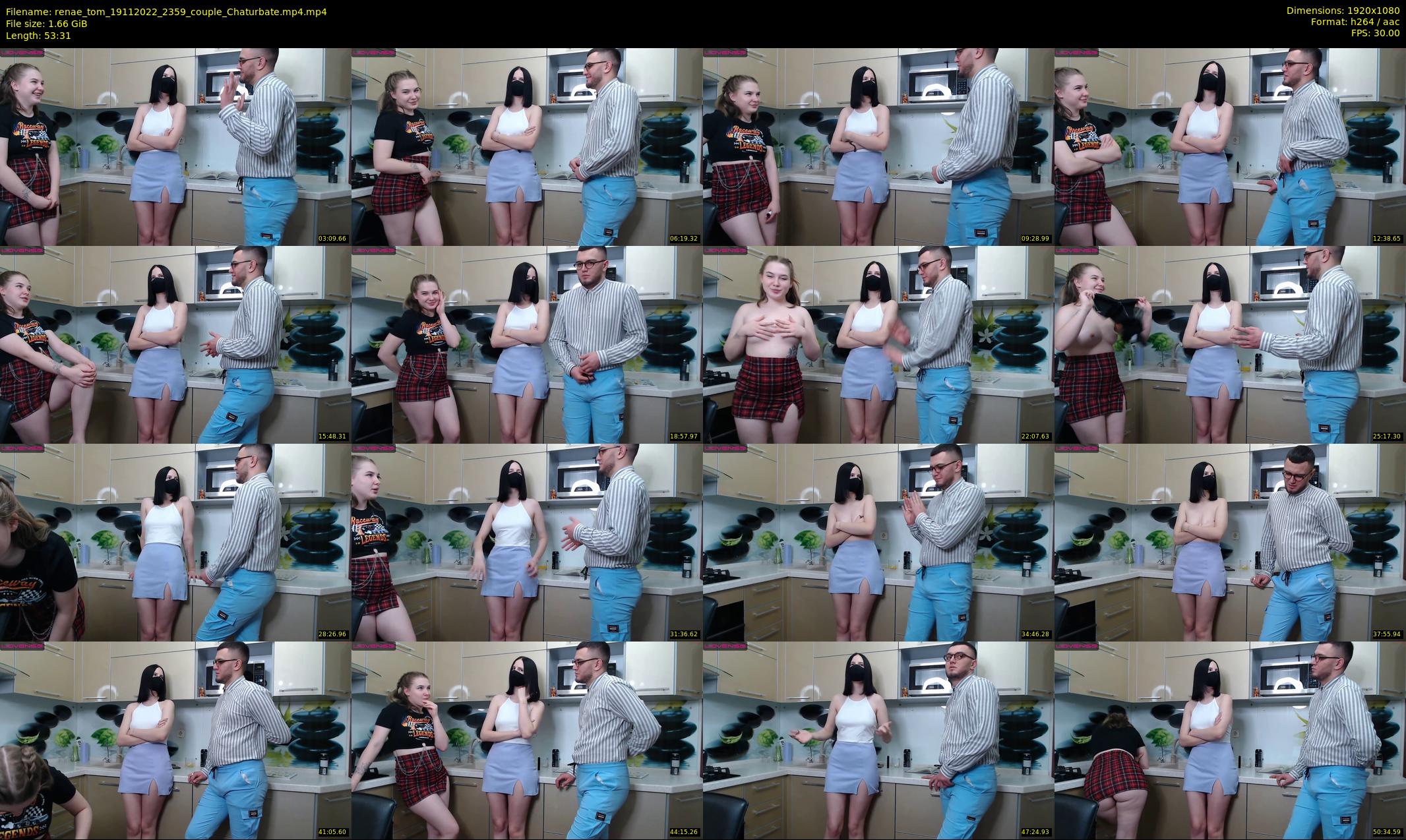 renae_tom — 54 minute Chaturbate couple cam show recording, 1080p, Nov 19, 2022