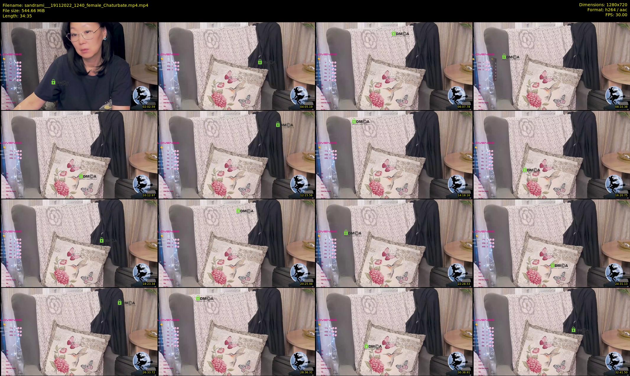 sandrami__ — 35 minute Chaturbate female cam show recording, 720p, Nov 19, 2022