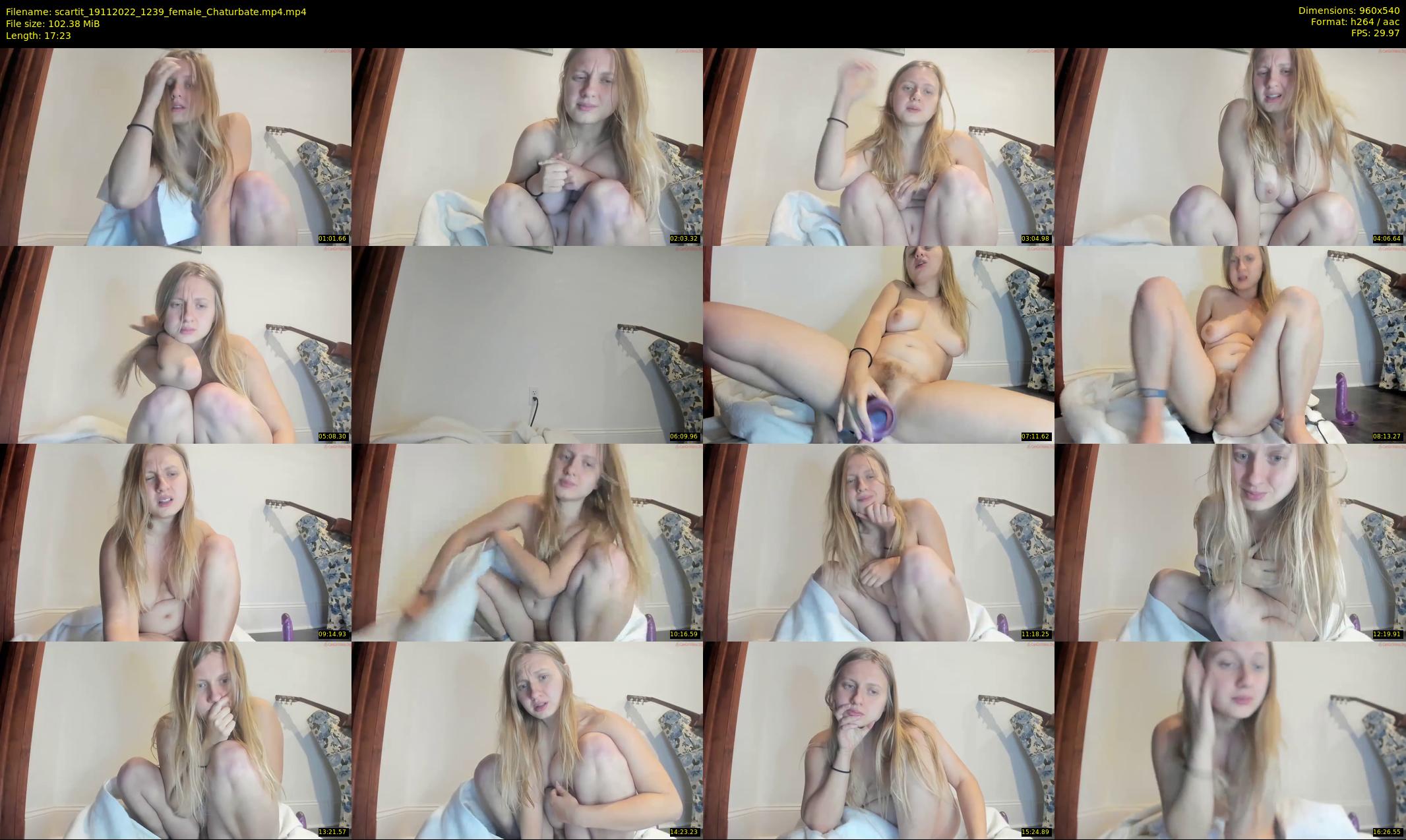scartit — 18 minute Chaturbate female cam show recording, 480p, Nov 19, 2022