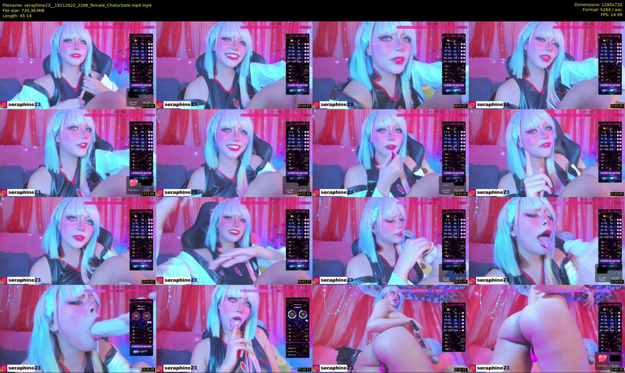 seraphine23_ — 46 minute Chaturbate female cam show recording, 720p, Nov 19, 2022