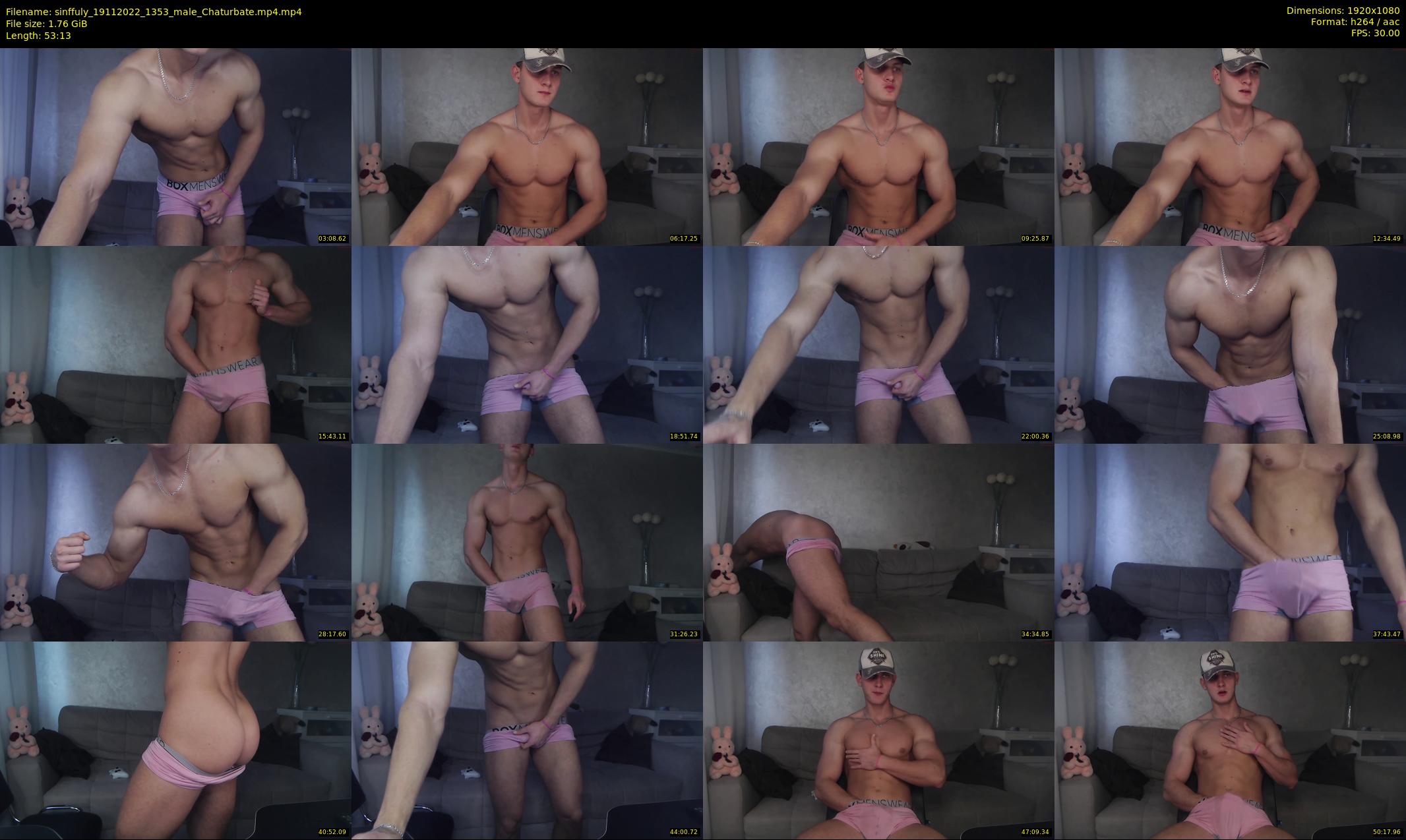 sinffuly — 54 minute Chaturbate male cam show recording, 1080p, Nov 19, 2022