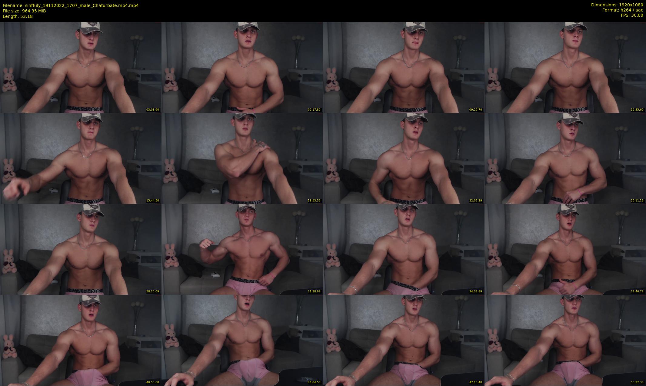 sinffuly — 54 minute Chaturbate male cam show recording, 1080p, Nov 19, 2022