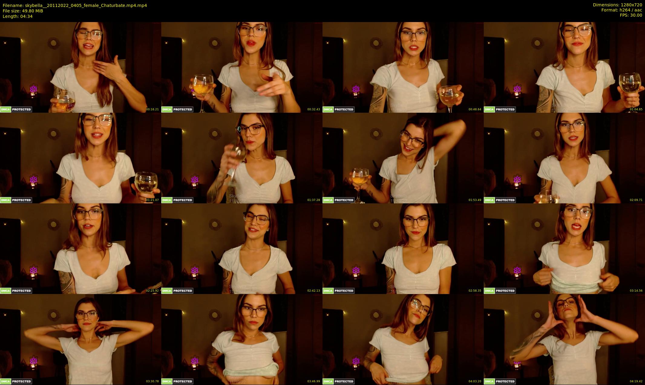 skybella_ — 5 minute Chaturbate female cam show recording, 720p, Nov 20, 2022