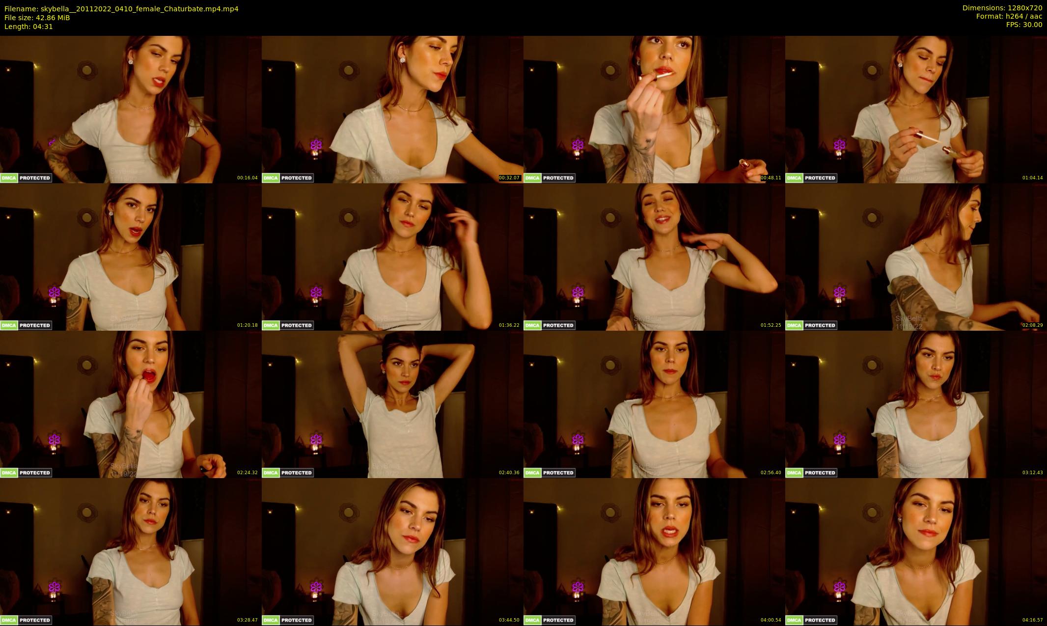 skybella_ — 5 minute Chaturbate female cam show recording, 720p, Nov 20, 2022