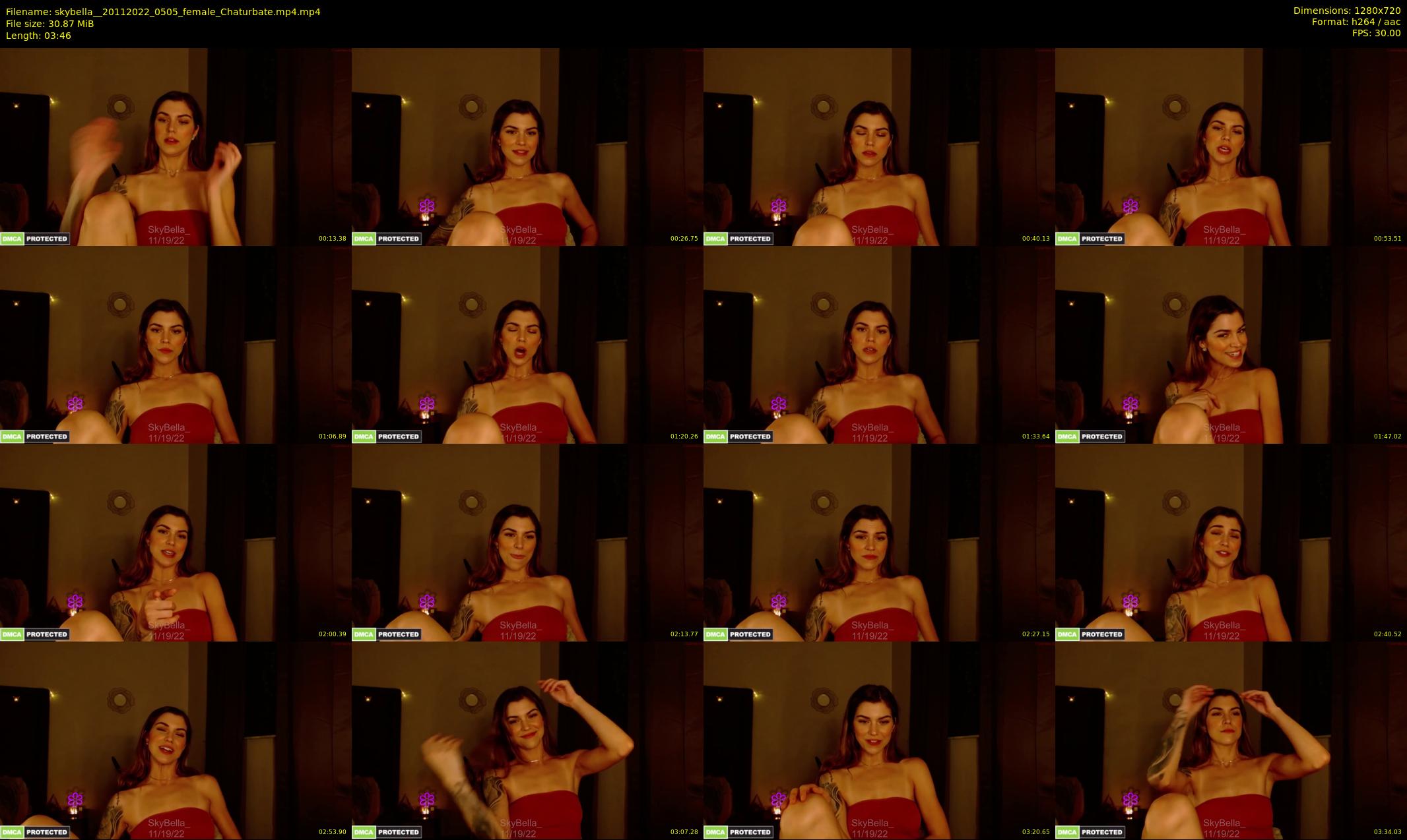 skybella_ — 4 minute Chaturbate female cam show recording, 720p, Nov 20, 2022