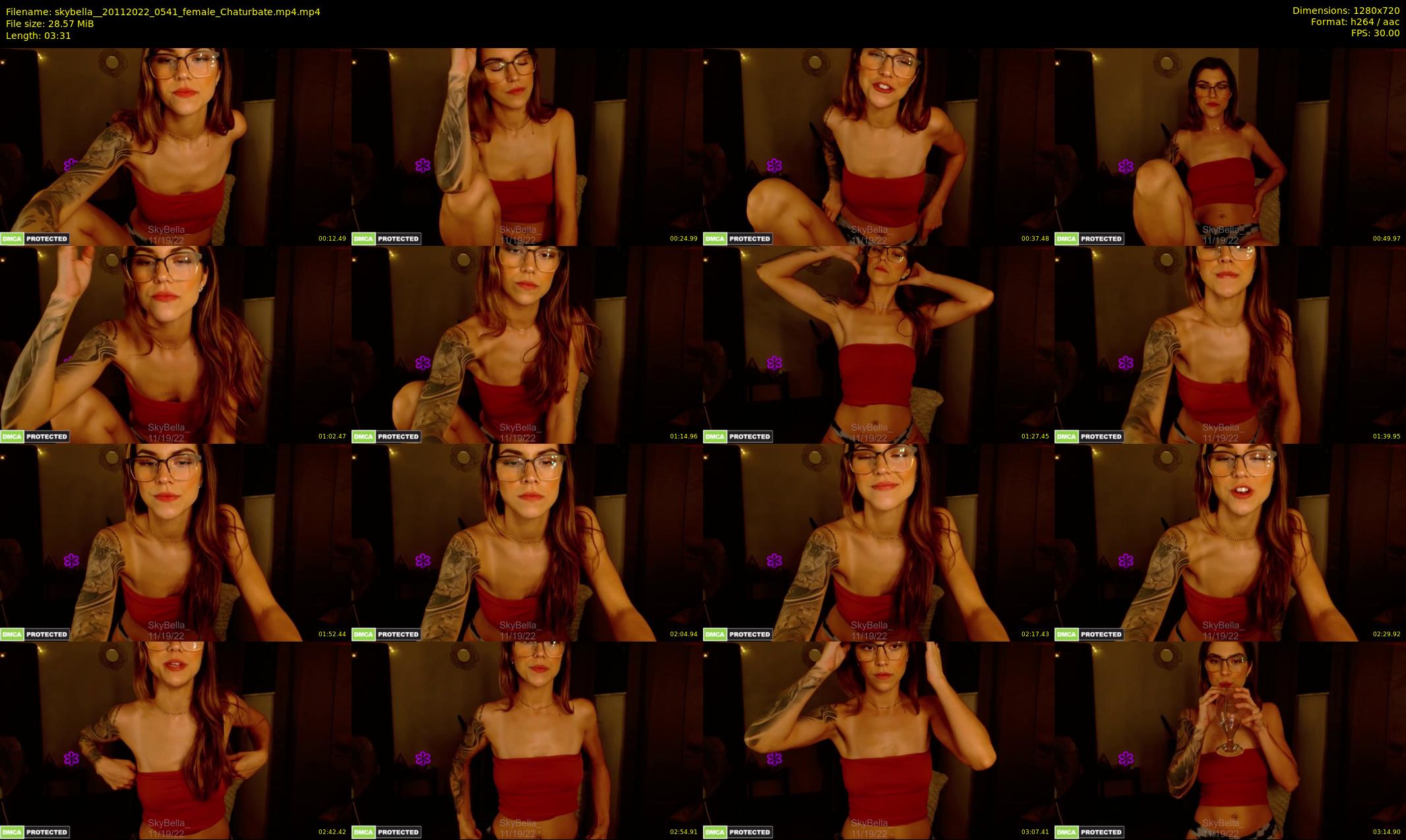 skybella_ — 4 minute Chaturbate female cam show recording, 720p, Nov 20, 2022