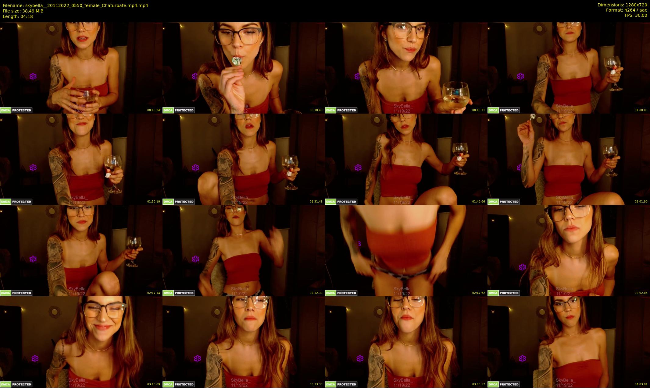 skybella_ — 5 minute Chaturbate female cam show recording, 720p, Nov 20, 2022