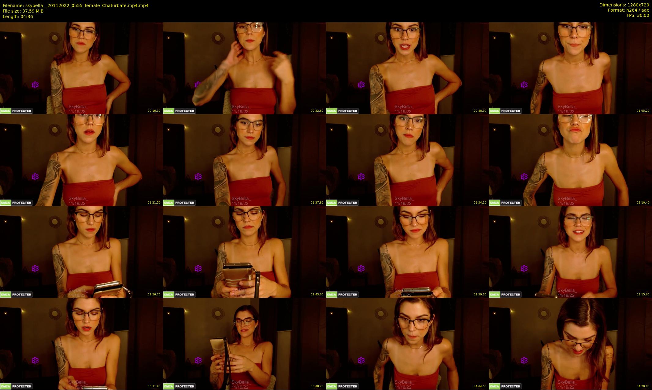 skybella_ — 5 minute Chaturbate female cam show recording, 720p, Nov 20, 2022