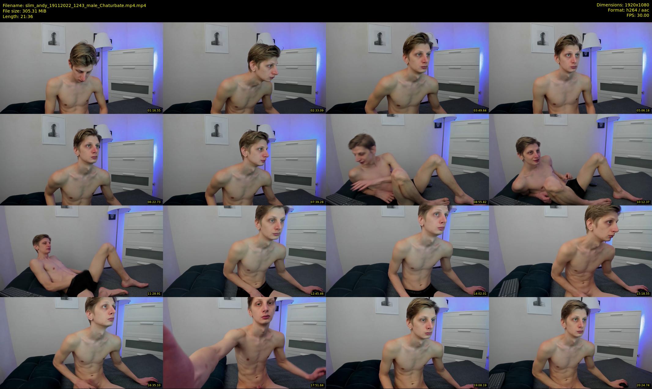 slim_andy — 22 minute Chaturbate male cam show recording, 1080p, Nov 19, 2022