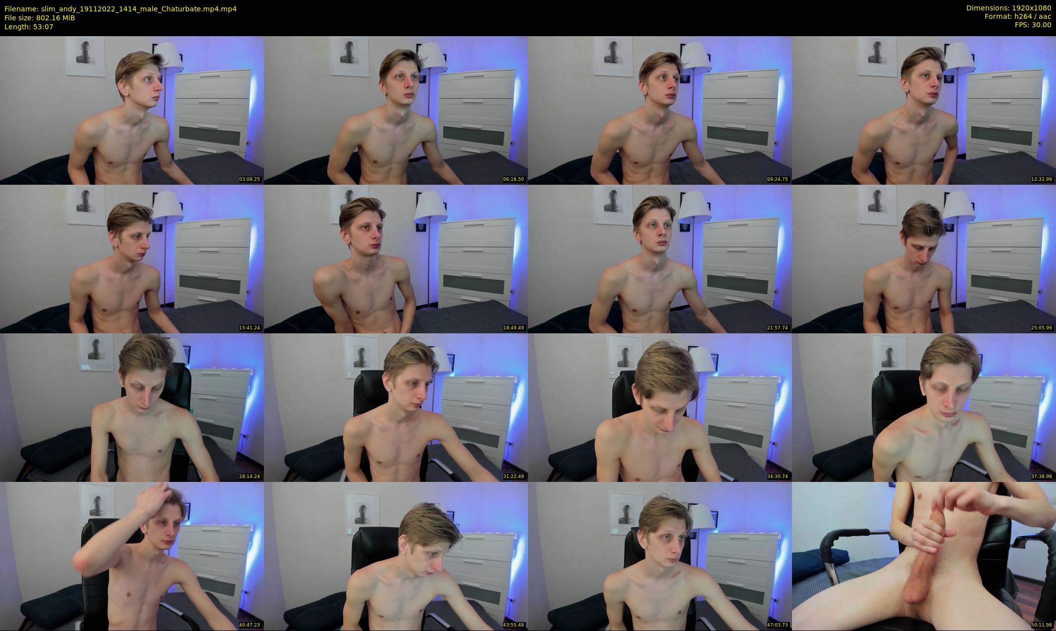 slim_andy — 54 minute Chaturbate male cam show recording, 1080p, Nov 19, 2022