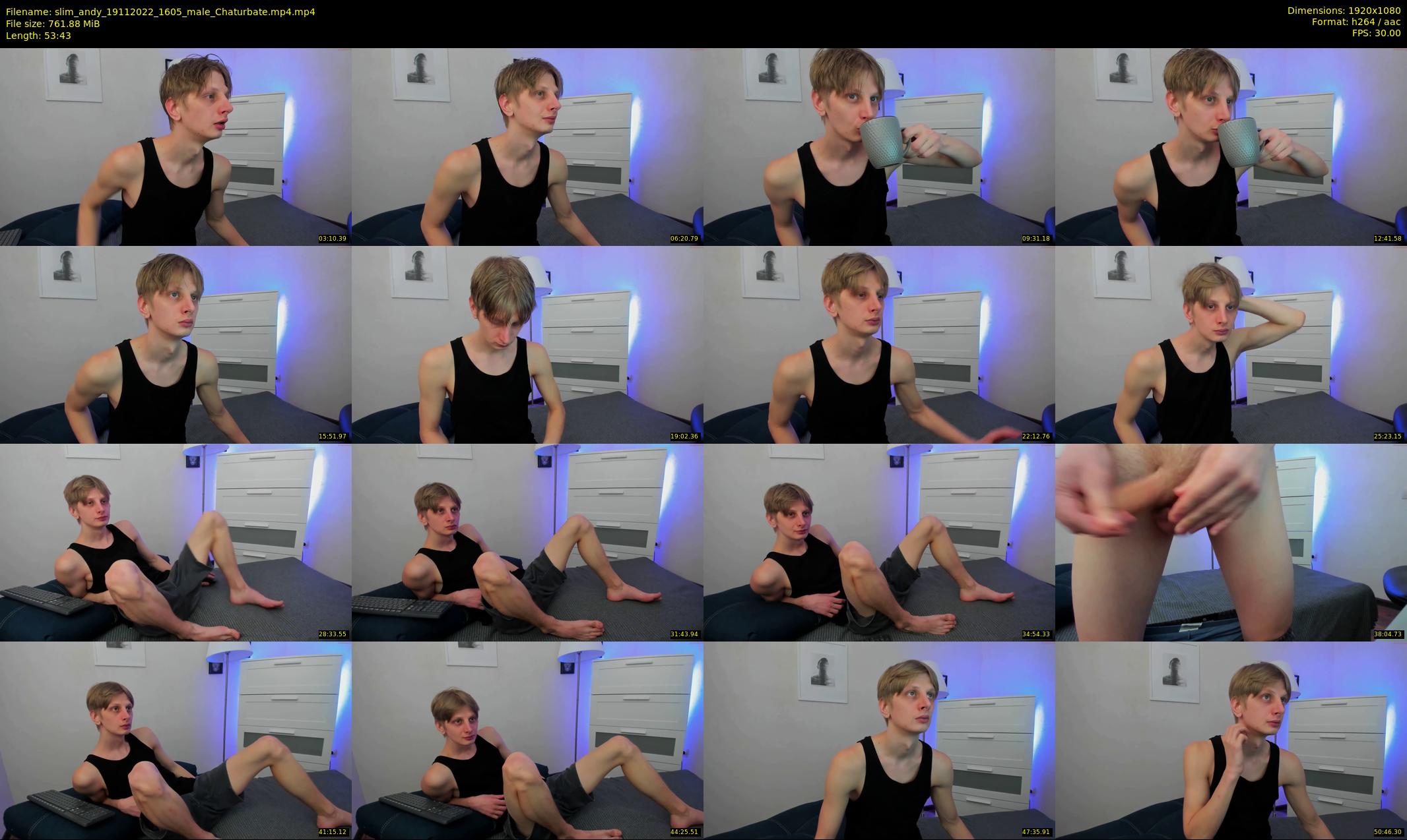 slim_andy — 54 minute Chaturbate male cam show recording, 1080p, Nov 19, 2022