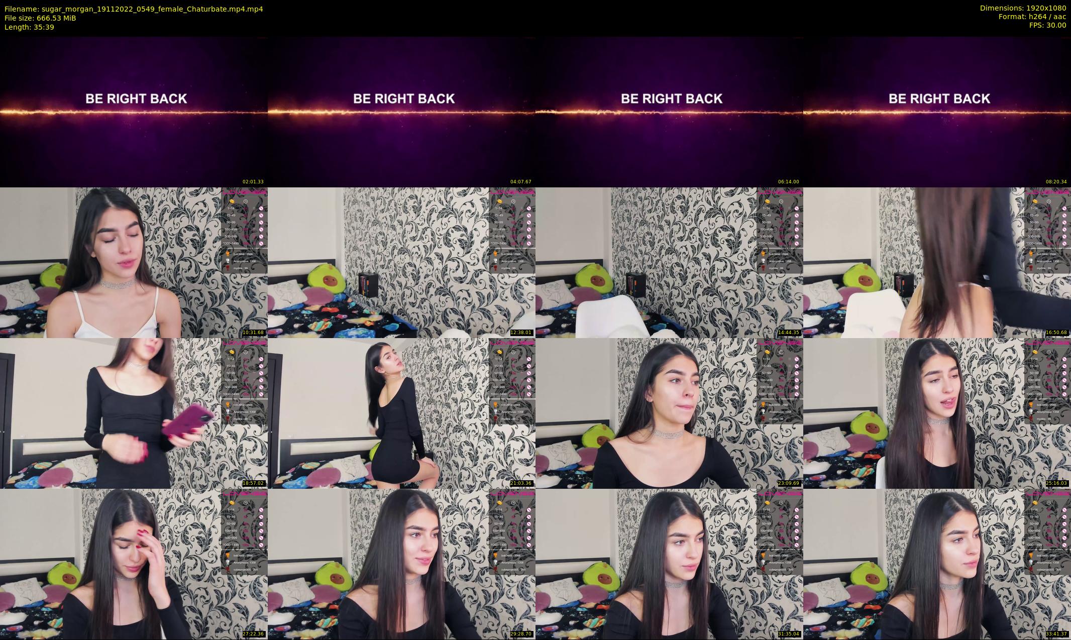 sugar_morgan — 36 minute Chaturbate female cam show recording, 1080p, Nov 19, 2022