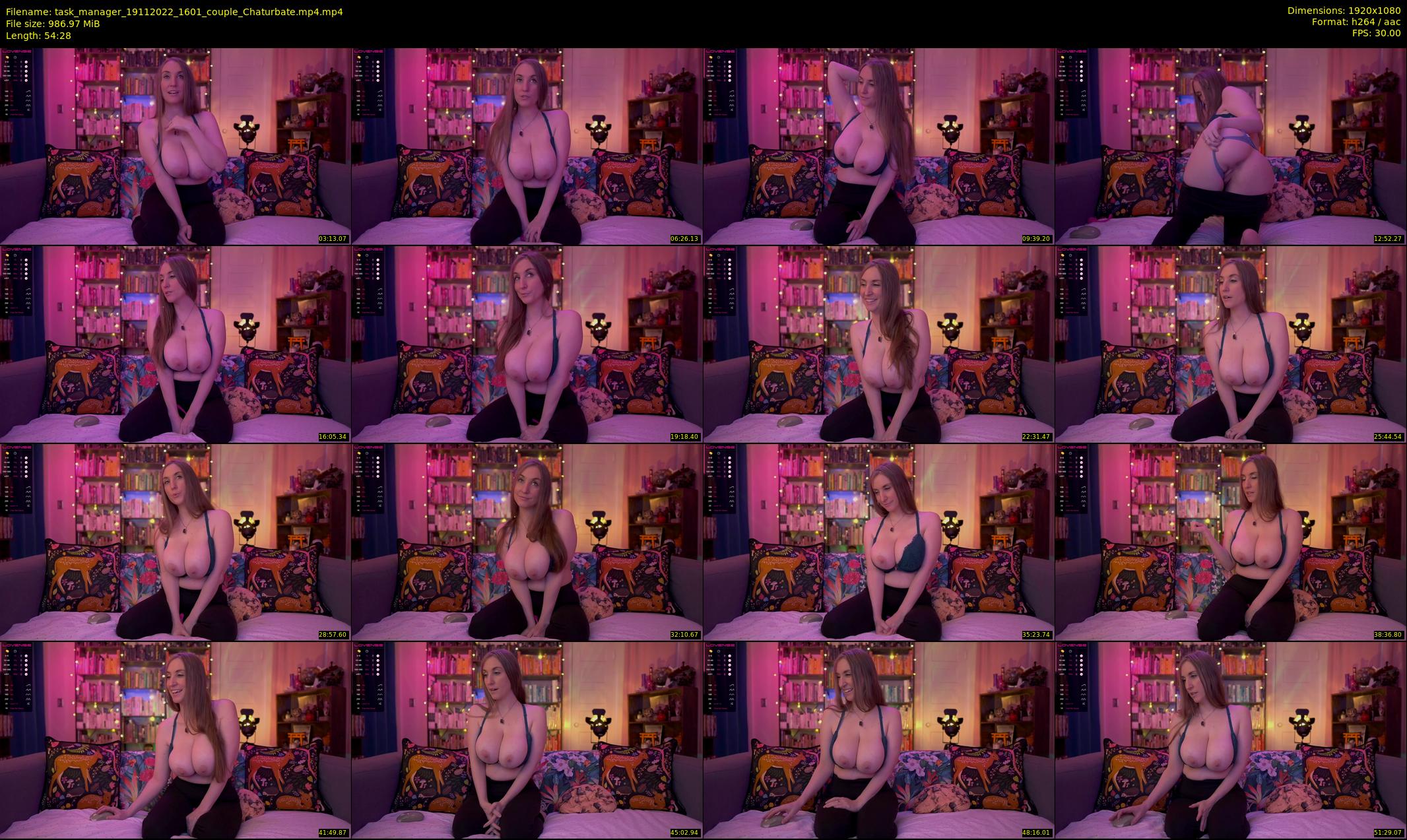 task_manager — 55 minute Chaturbate couple cam show recording, 1080p, Nov 19, 2022