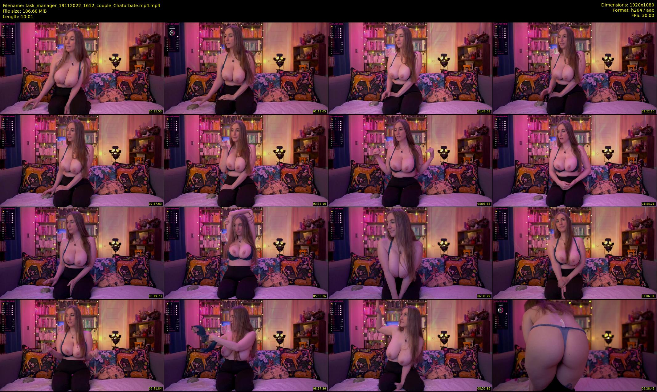 task_manager — 11 minute Chaturbate couple cam show recording, 1080p, Nov 19, 2022