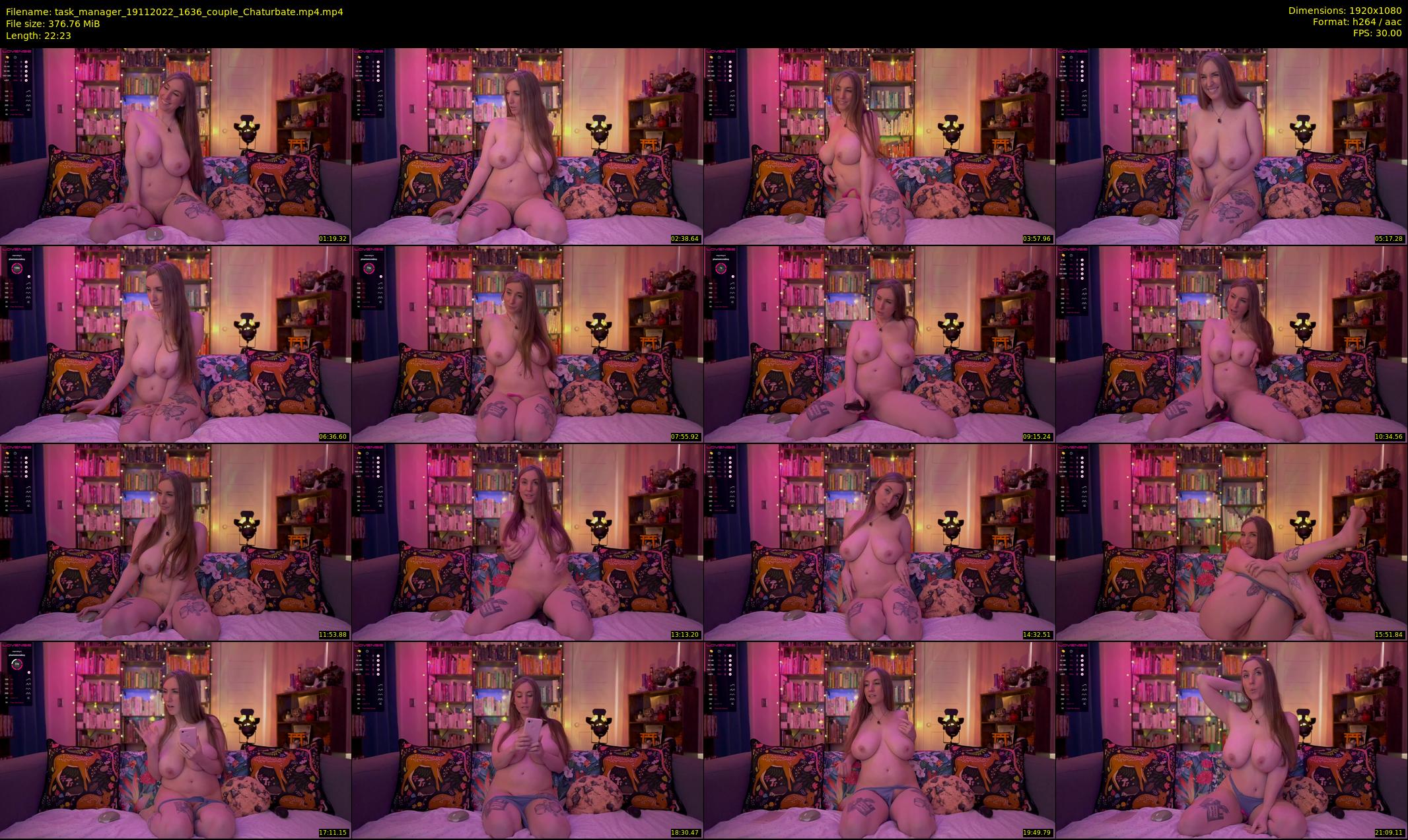 task_manager — 23 minute Chaturbate couple cam show recording, 1080p, Nov 19, 2022