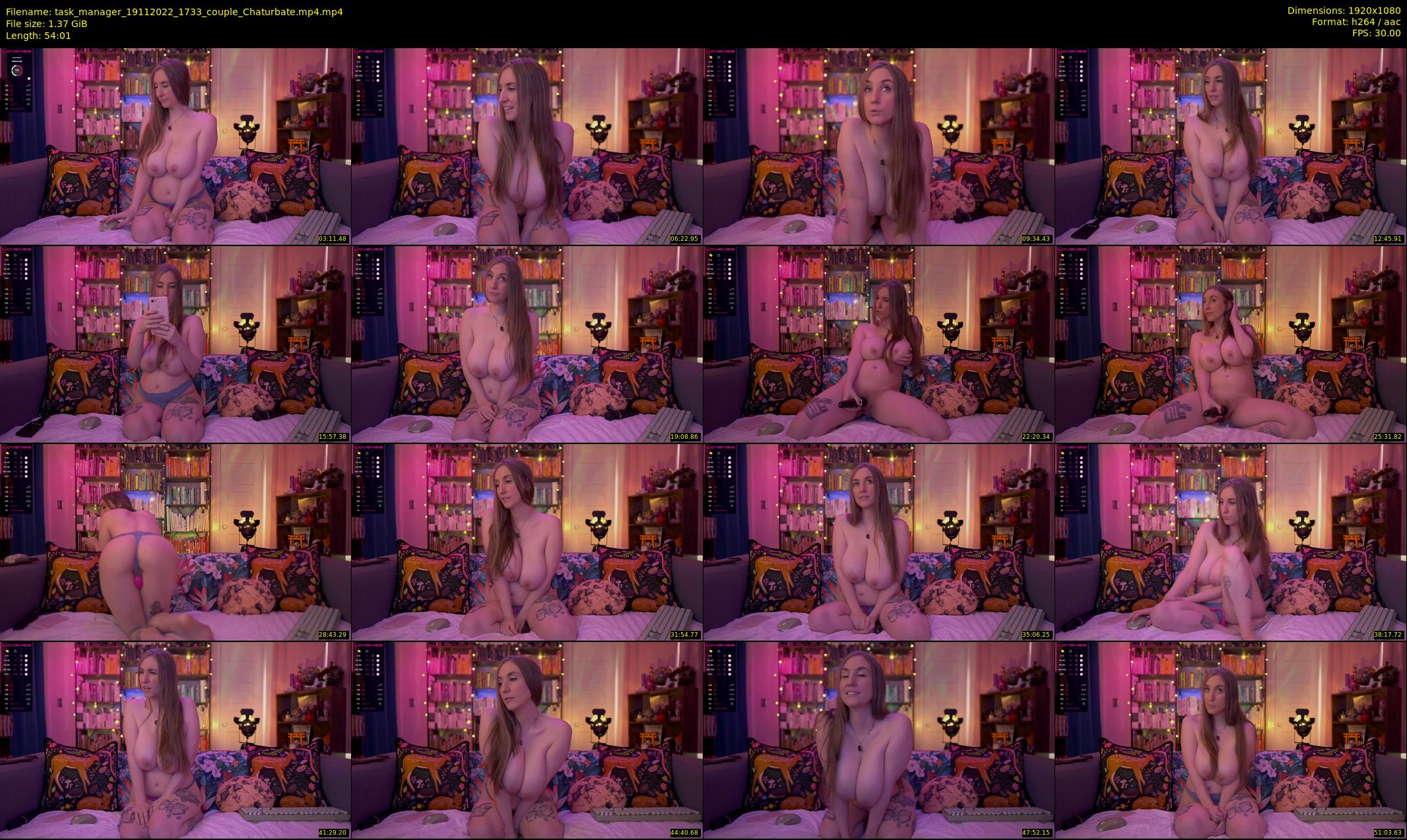task_manager — 55 minute Chaturbate couple cam show recording, 1080p, Nov 19, 2022