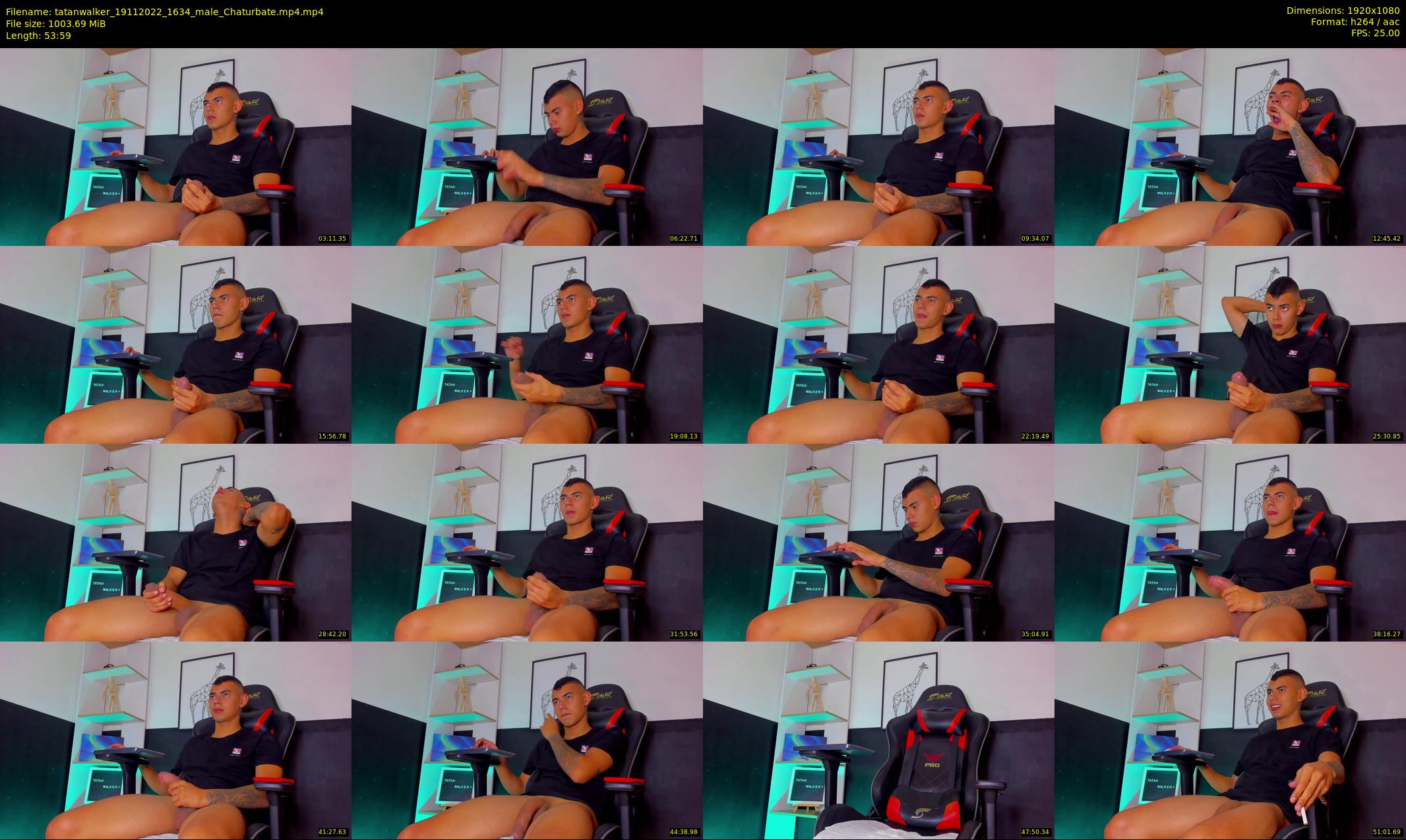 tatanwalker — 54 minute Chaturbate male cam show recording, 1080p, Nov 19, 2022