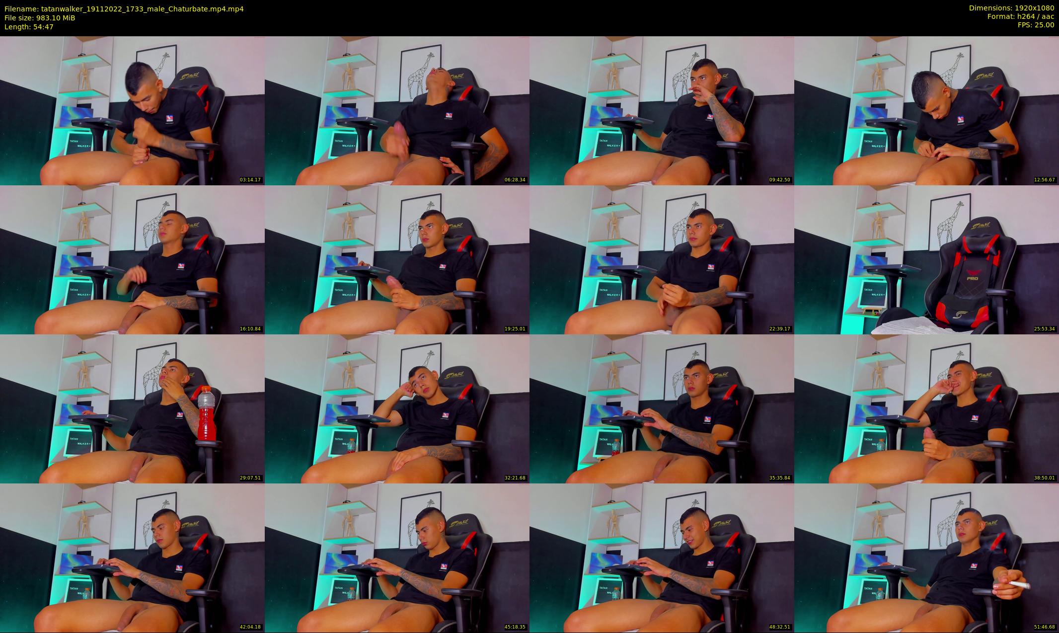 tatanwalker — 55 minute Chaturbate male cam show recording, 1080p, Nov 19, 2022