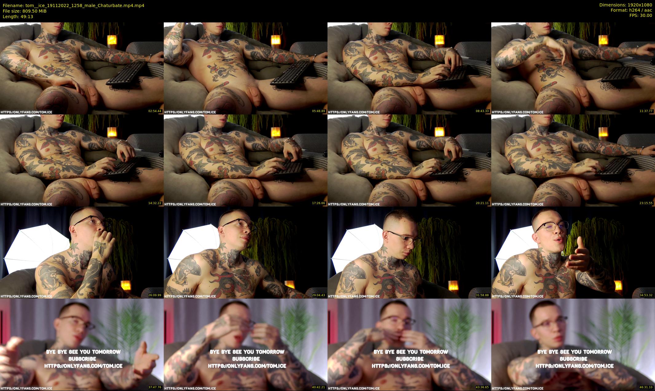 tom__ice — 50 minute Chaturbate male cam show recording, 1080p, Nov 19, 2022