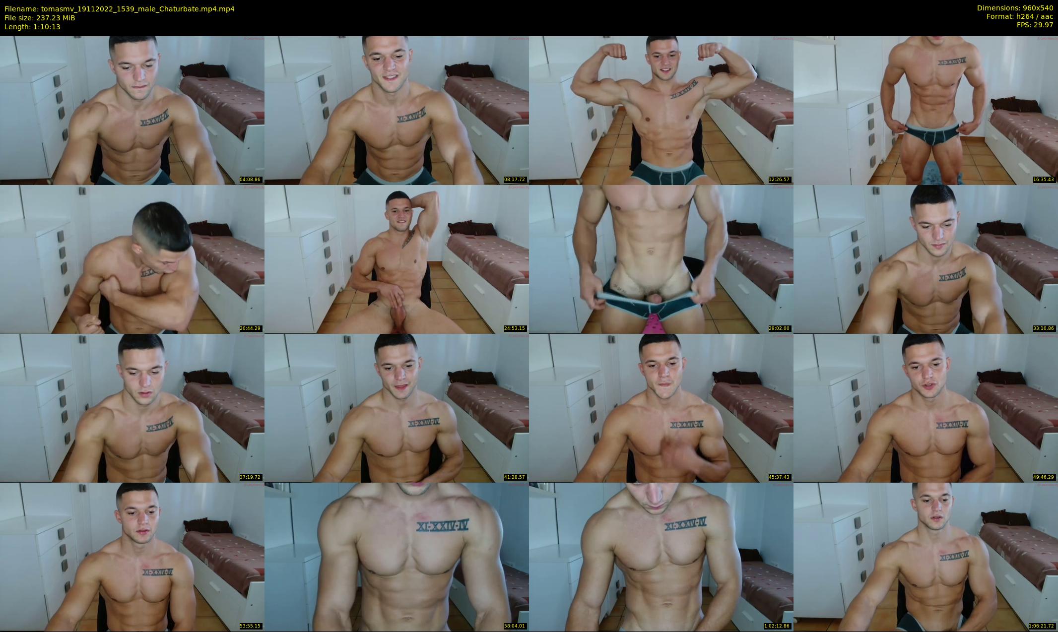 tomasmv — 71 minute Chaturbate male cam show recording, 480p, Nov 19, 2022