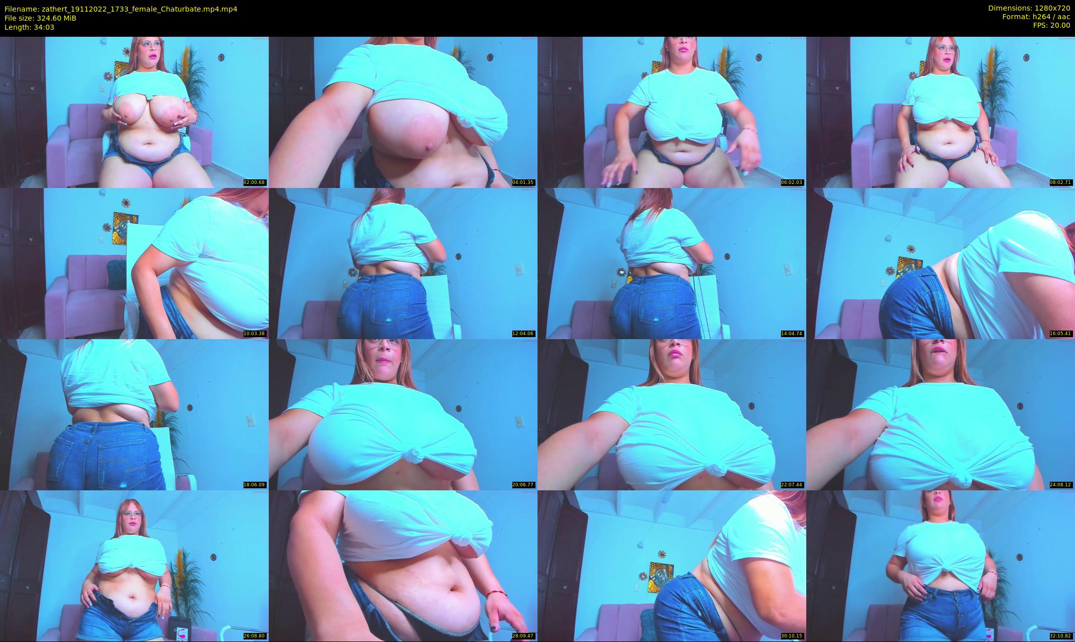 zathert — 35 minute Chaturbate female cam show recording, 720p, Nov 19, 2022