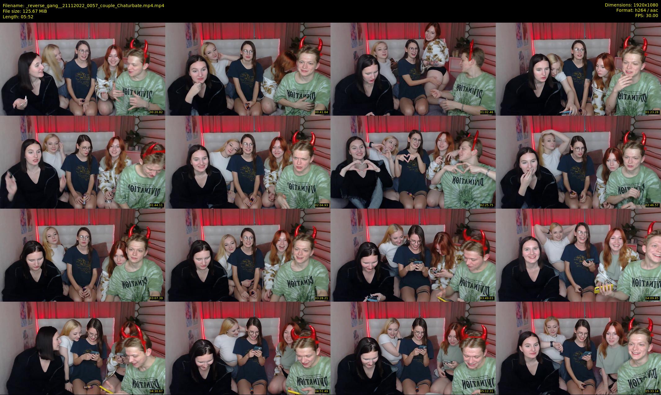 _reverse_gang_ — 6 minute Chaturbate couple cam show recording, 1080p, Nov 21, 2022