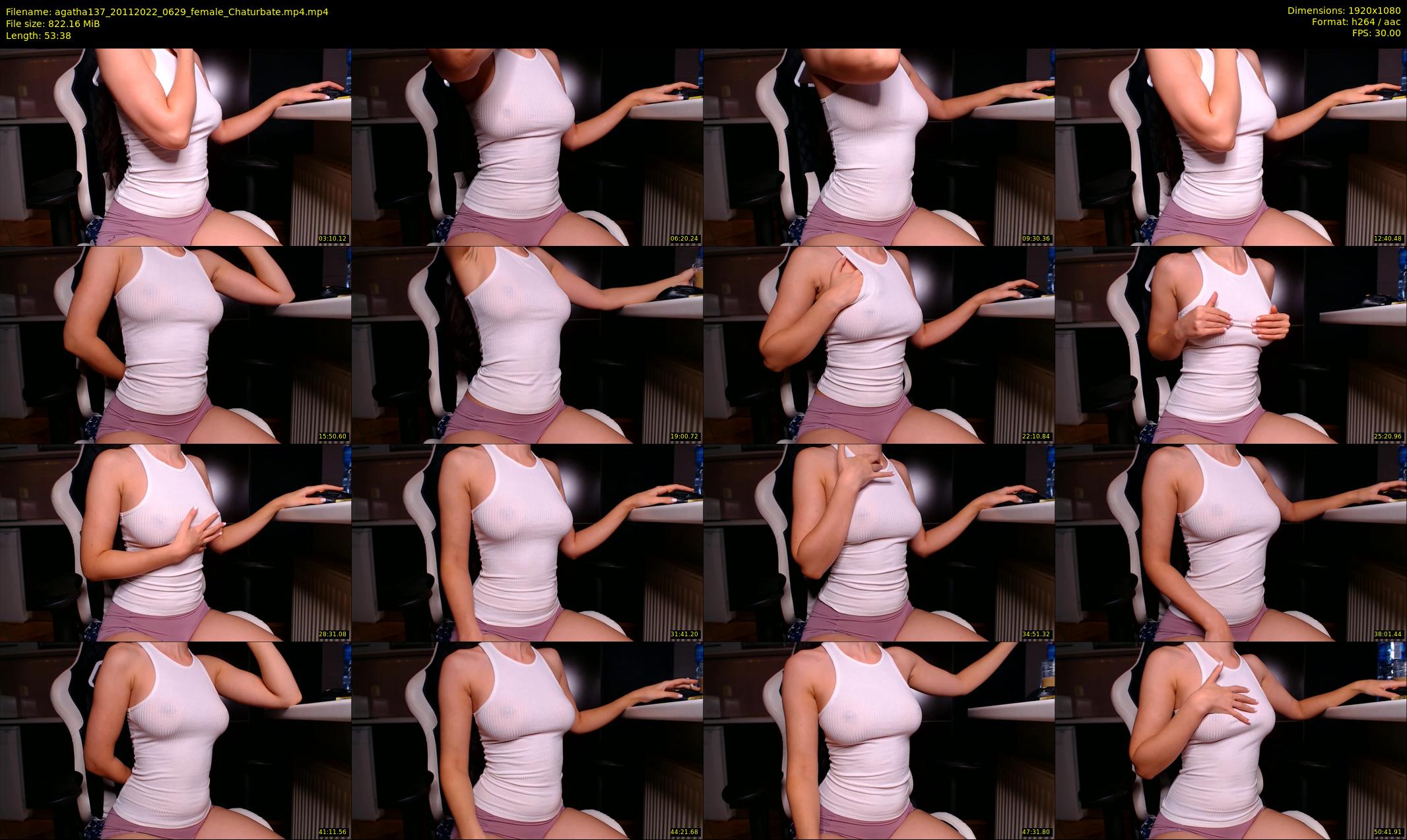 agatha137 — 54 minute Chaturbate female cam show recording, 1080p, Nov 20, 2022