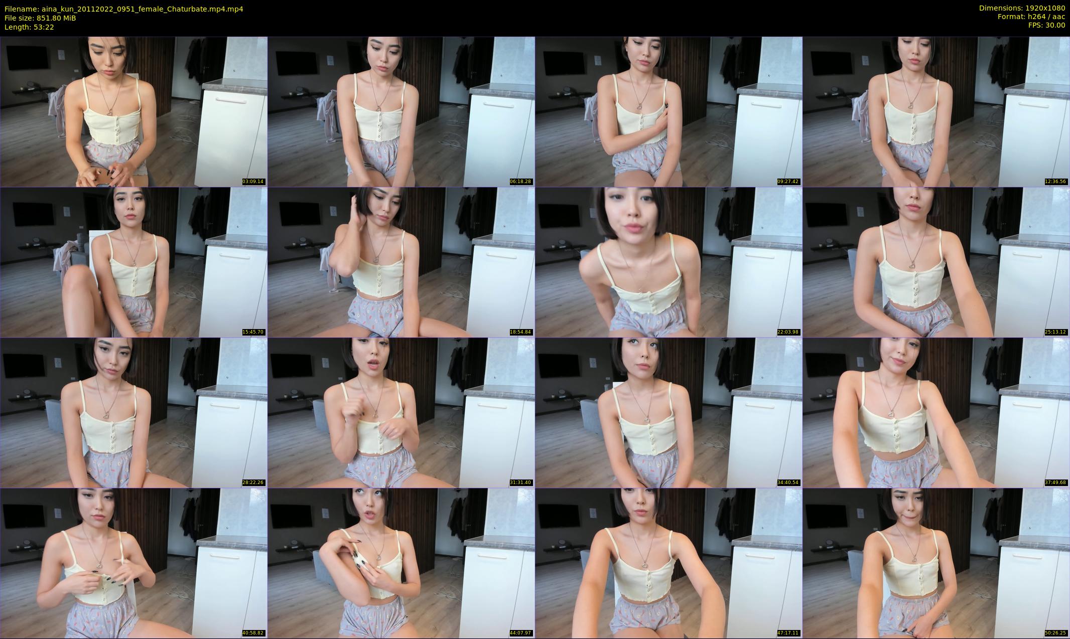 aina_kun — 54 minute Chaturbate female cam show recording, 1080p, Nov 20, 2022