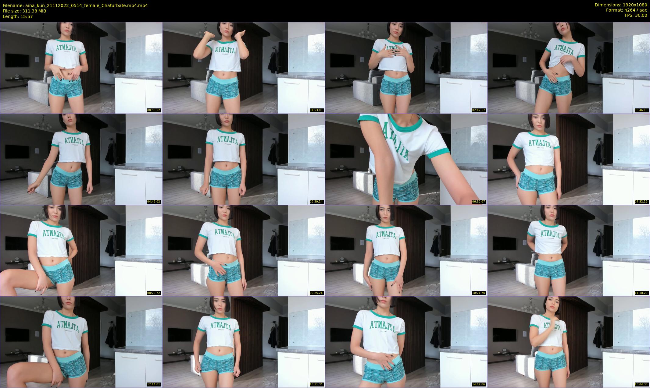 aina_kun — 16 minute Chaturbate female cam show recording, 1080p, Nov 21, 2022
