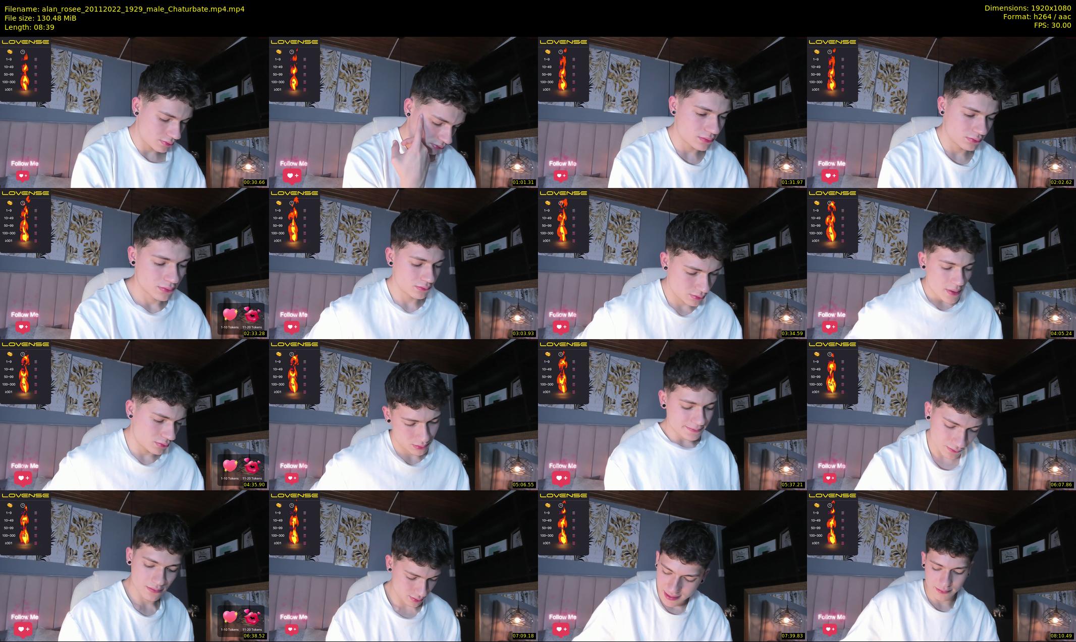 alan_rosee — 9 minute Chaturbate male cam show recording, 1080p, Nov 20, 2022