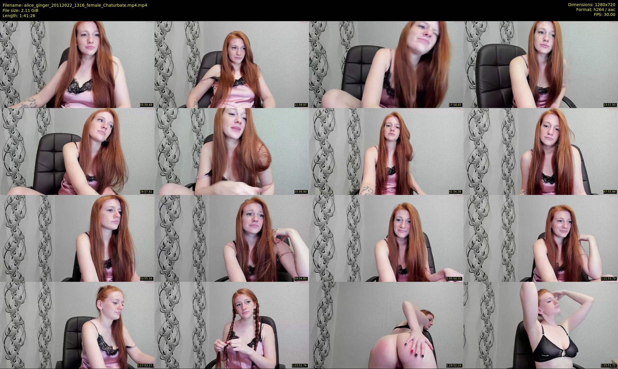 alice_ginger — 102 minute Chaturbate female cam show recording, 720p, Nov 20, 2022