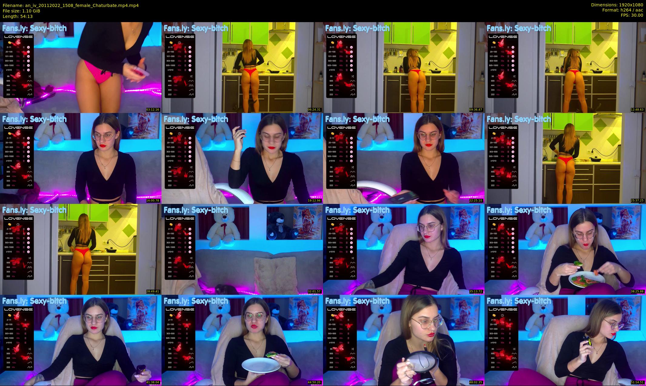an_iv — 55 minute Chaturbate female cam show recording, 1080p, Nov 20, 2022