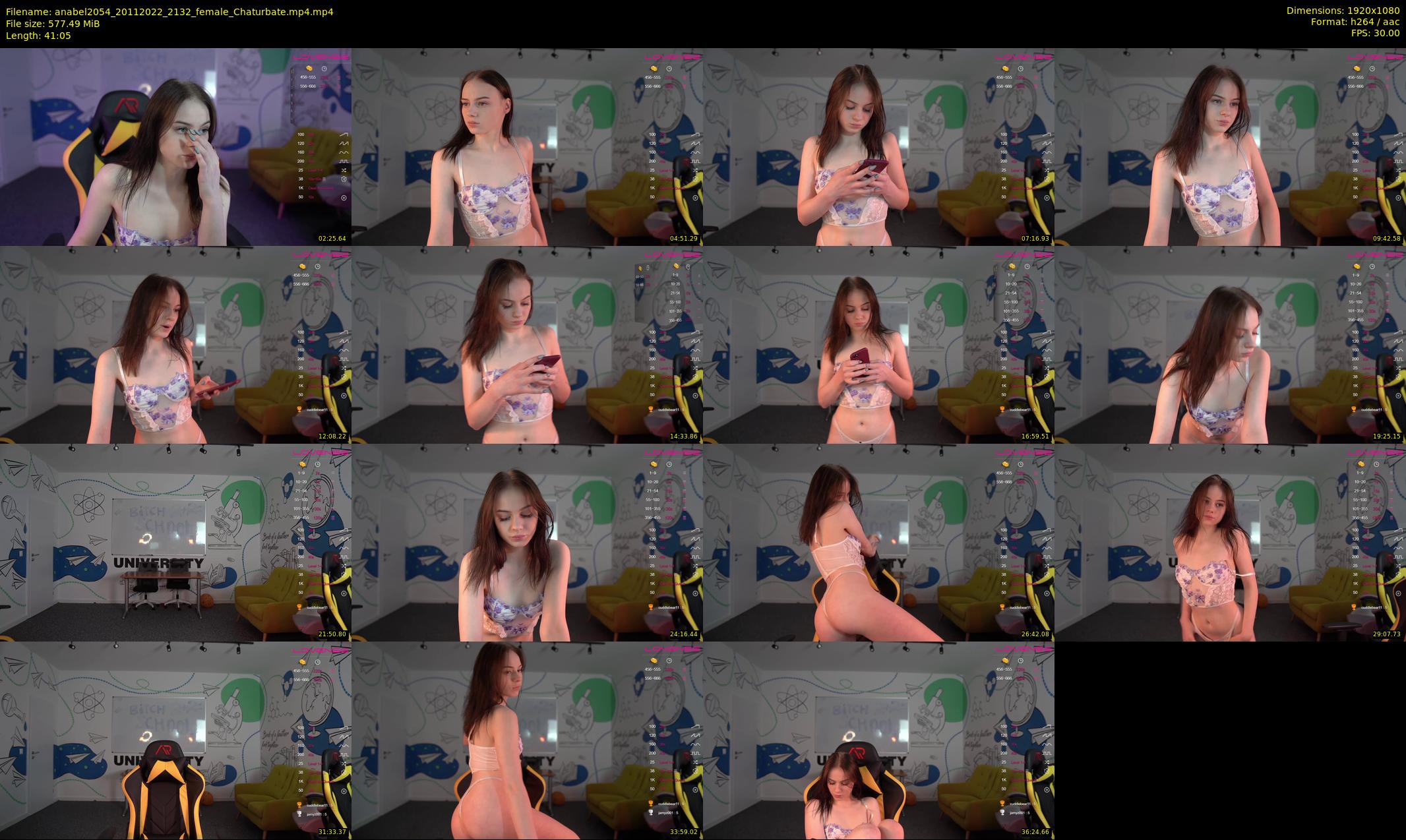 anabel2054 — 42 minute Chaturbate female cam show recording, 1080p, Nov 20, 2022