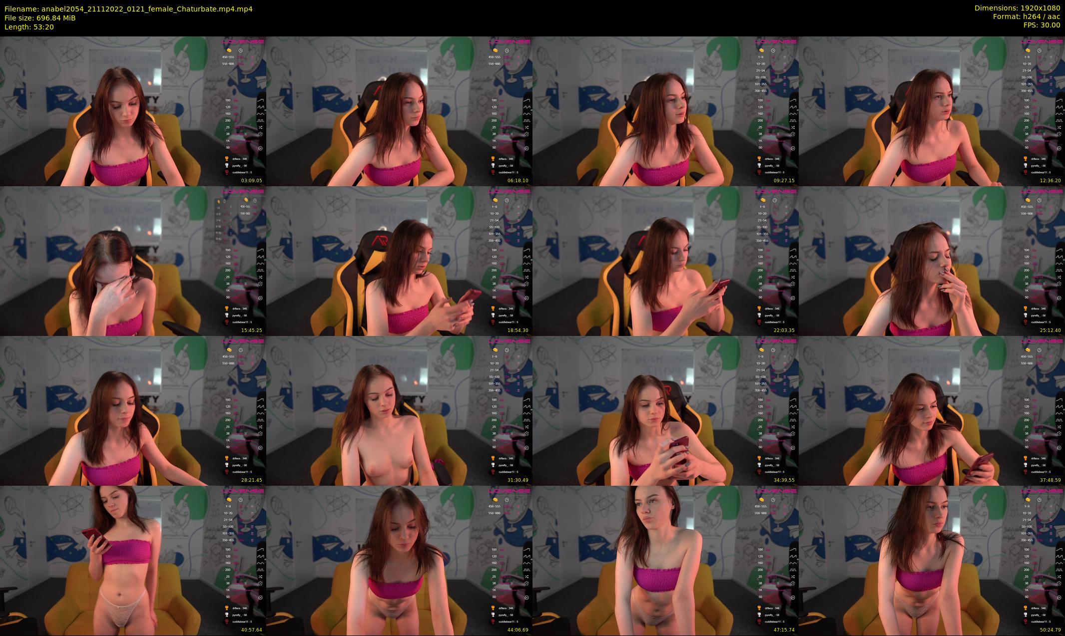 anabel2054 — 54 minute Chaturbate female cam show recording, 1080p, Nov 21, 2022