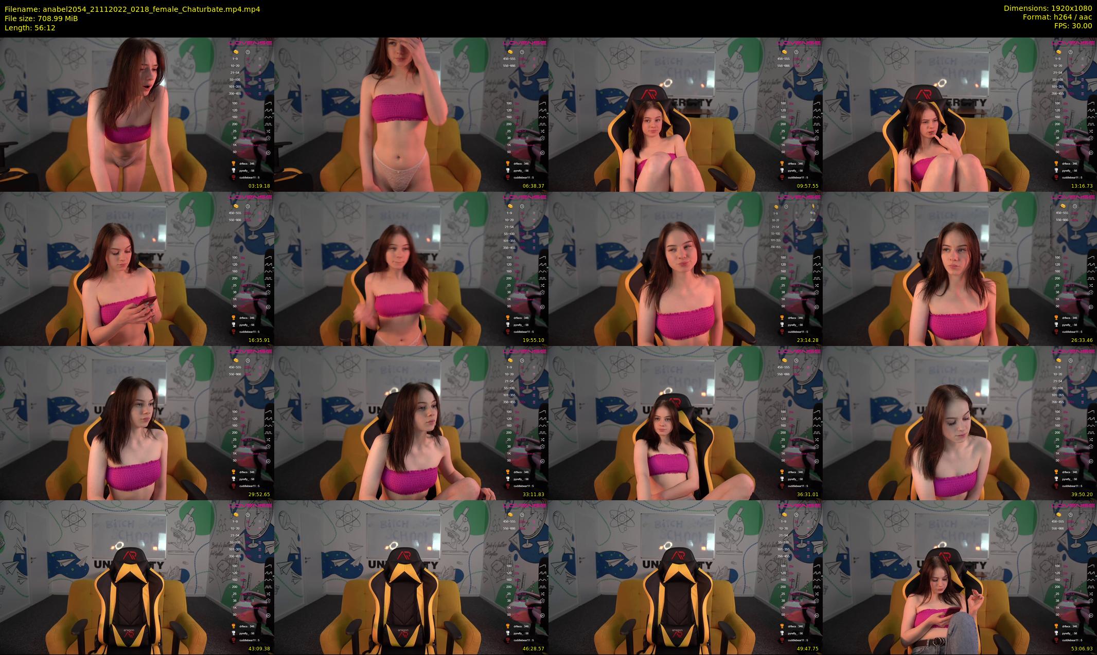 anabel2054 — 57 minute Chaturbate female cam show recording, 1080p, Nov 21, 2022