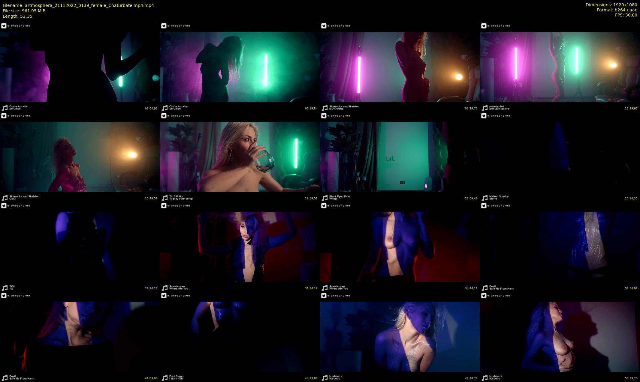 artmosphera — 54 minute Chaturbate female cam show recording, 1080p, Nov 21, 2022