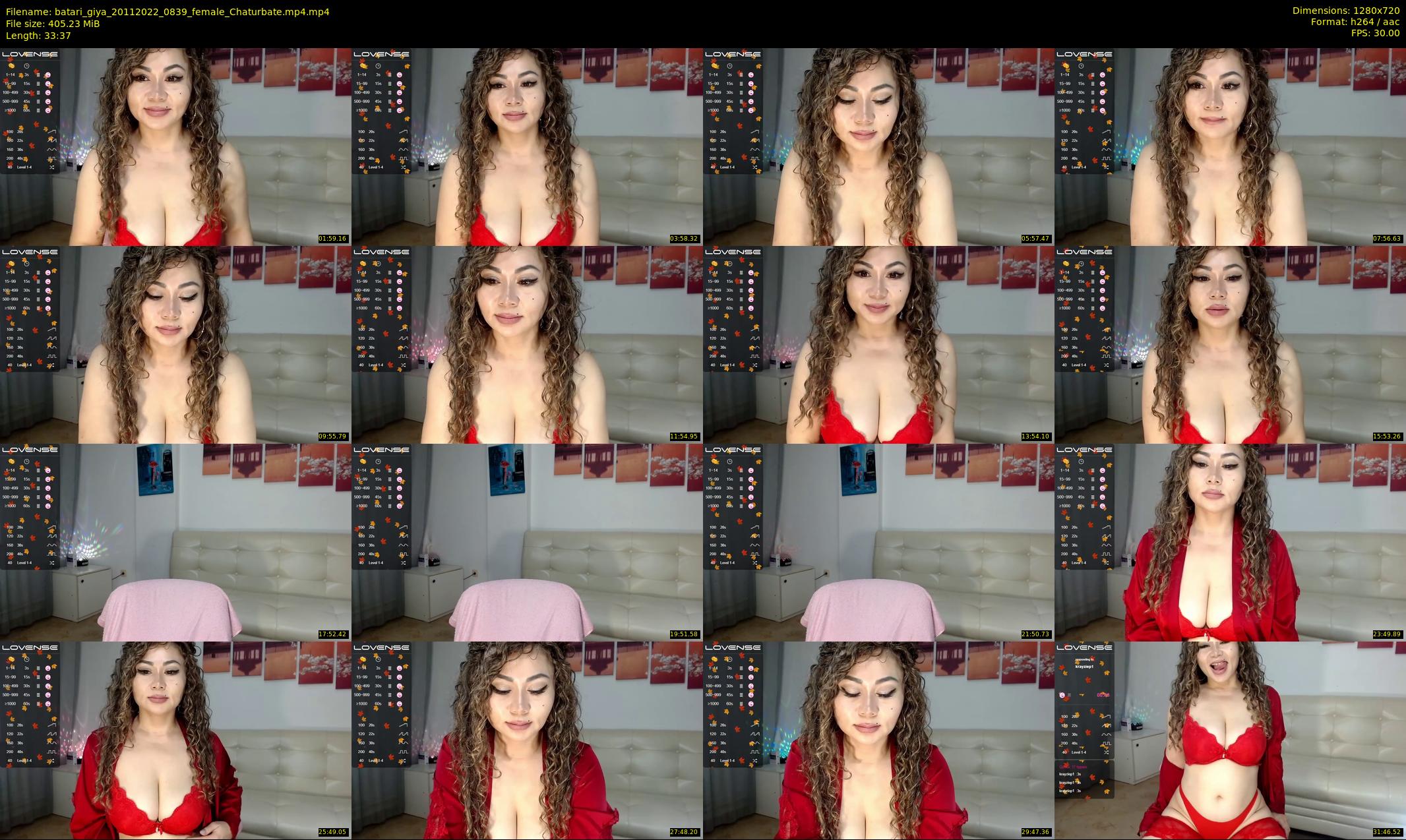 batari_giya — 34 minute Chaturbate female cam show recording, 720p, Nov 20, 2022