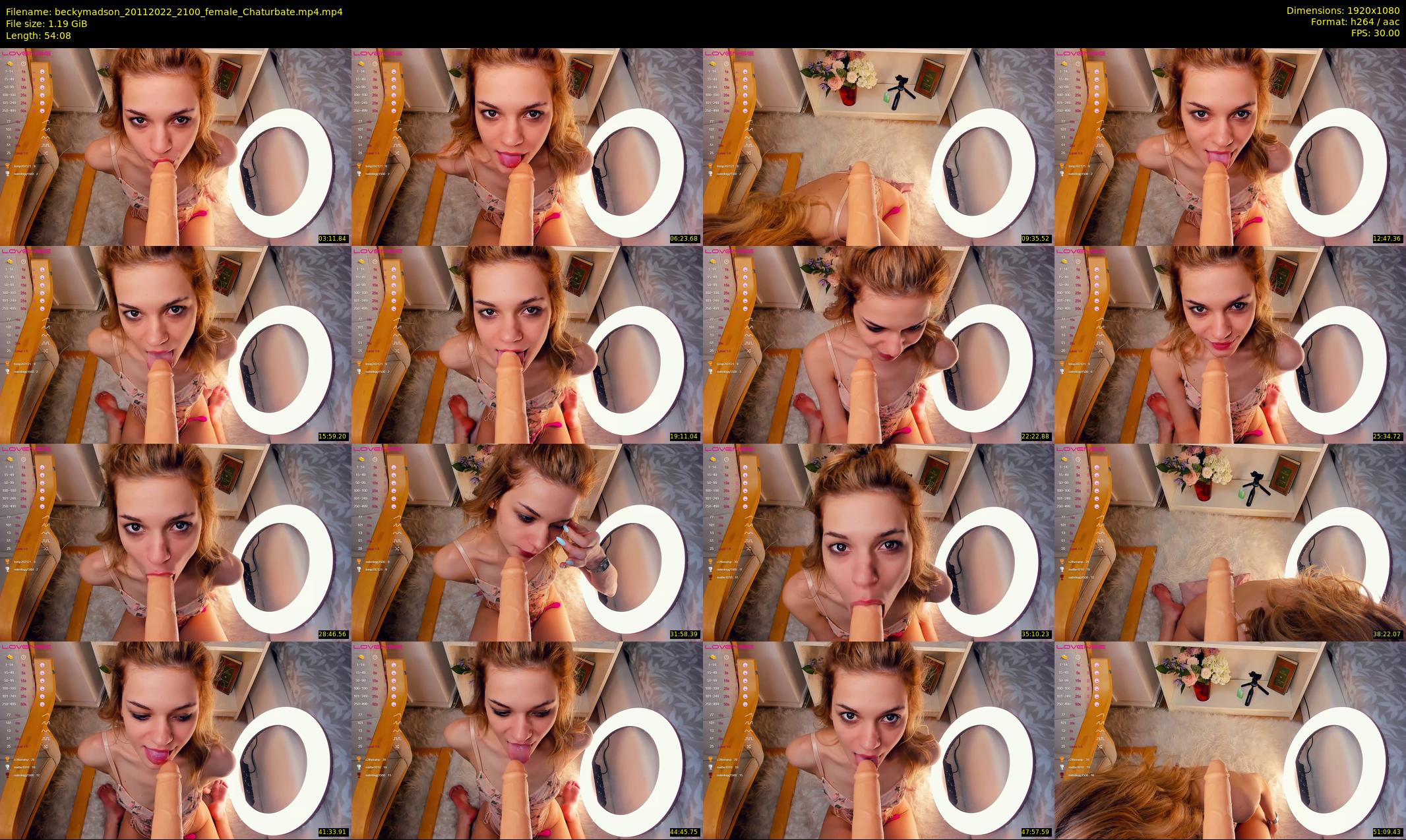 beckymadson — 55 minute Chaturbate female cam show recording, 1080p, Nov 20, 2022