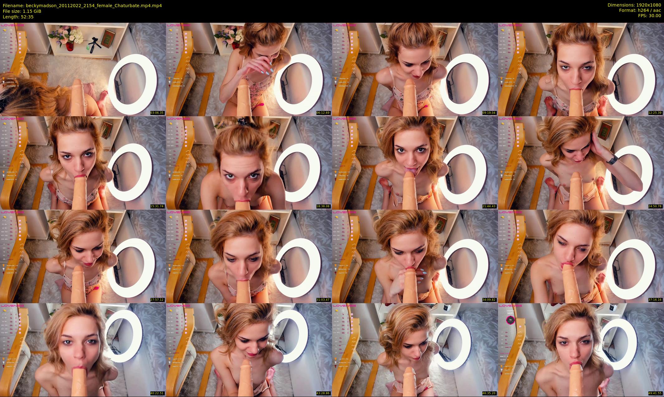 beckymadson — 53 minute Chaturbate female cam show recording, 1080p, Nov 20, 2022
