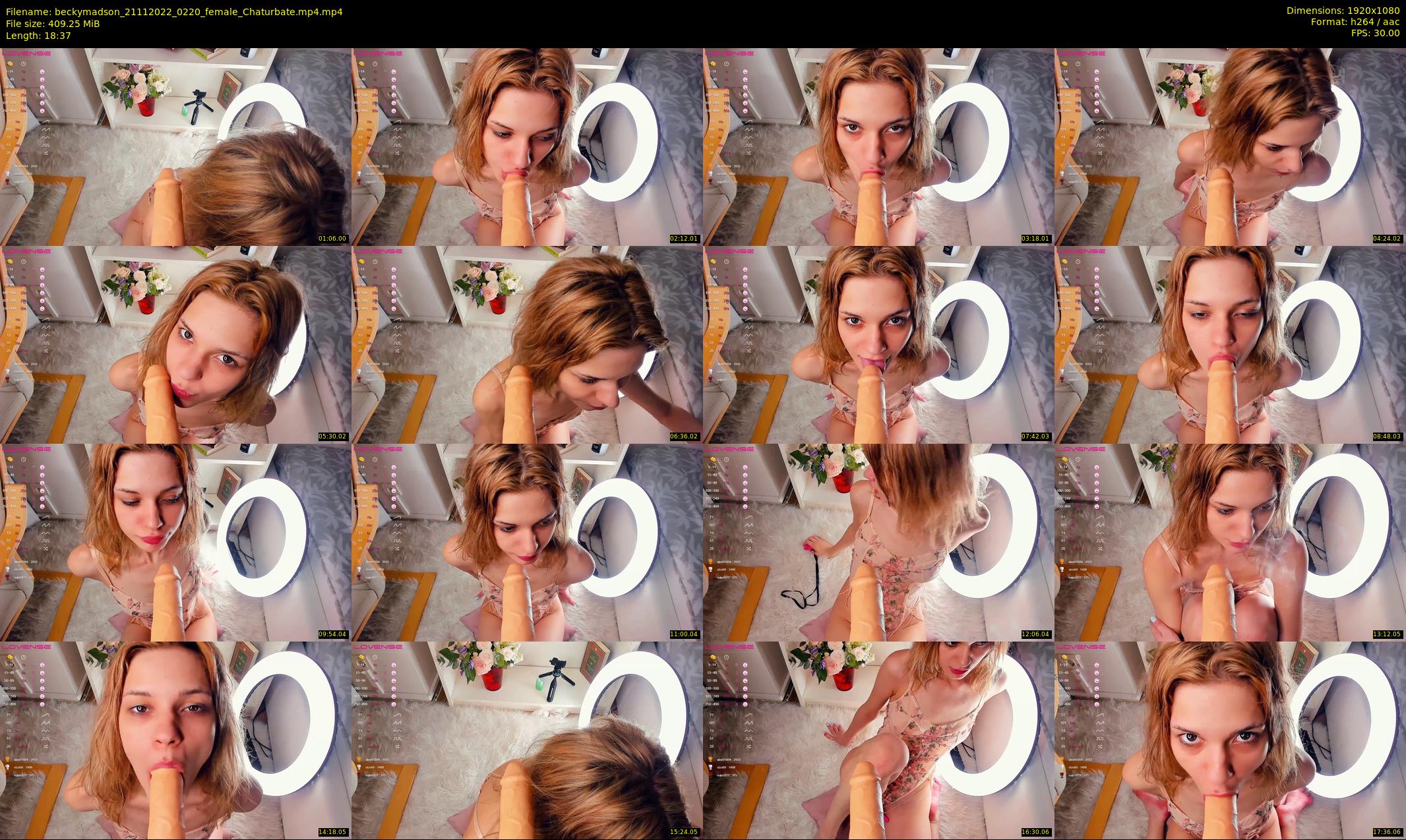 beckymadson — 19 minute Chaturbate female cam show recording, 1080p, Nov 21, 2022