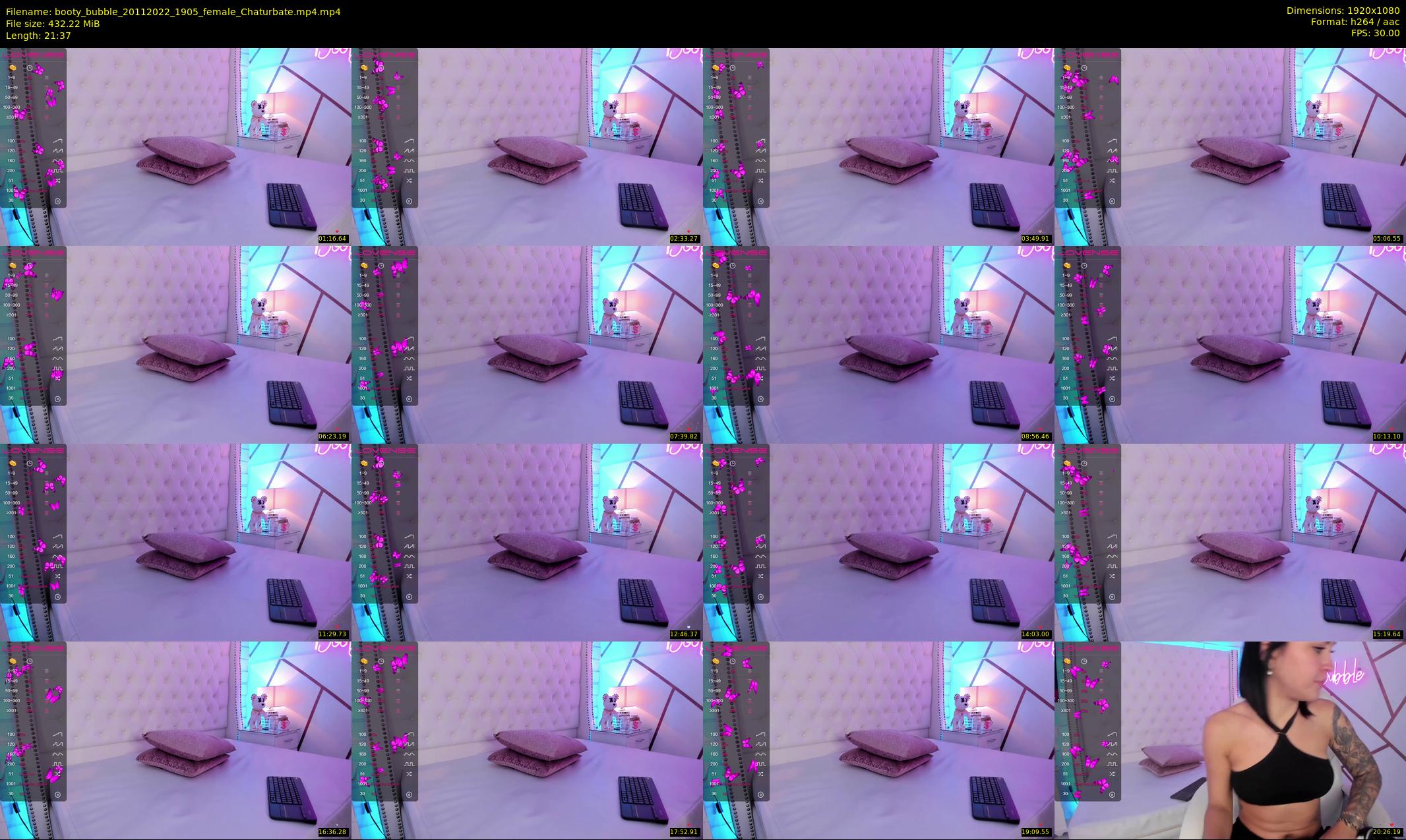 booty_bubble — 22 minute Chaturbate female cam show recording, 1080p, Nov 20, 2022
