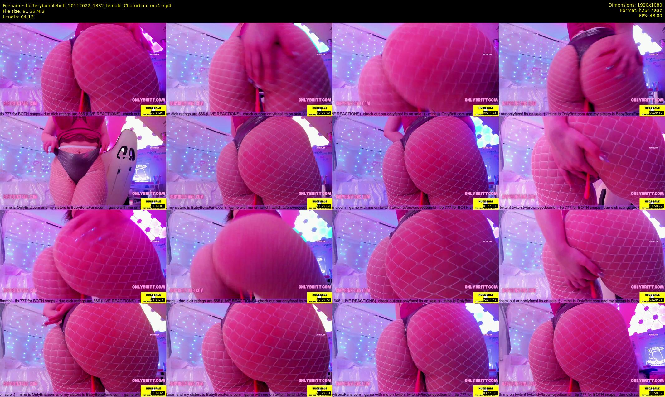 butterybubblebutt — 5 minute Chaturbate couple cam show recording, 1080p, Nov 20, 2022