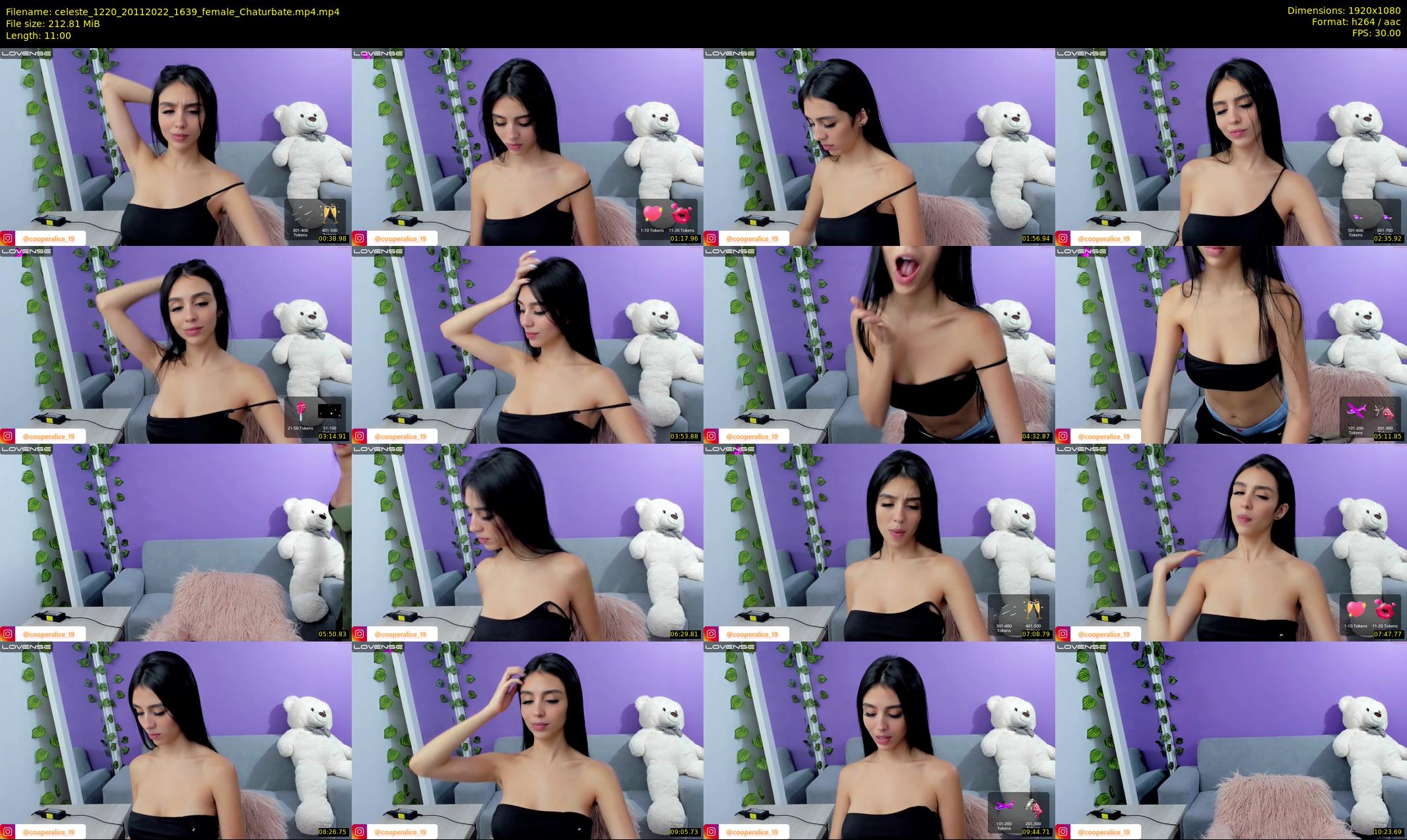 celeste_1220 — 11 minute Chaturbate female cam show recording, 1080p, Nov 20, 2022
